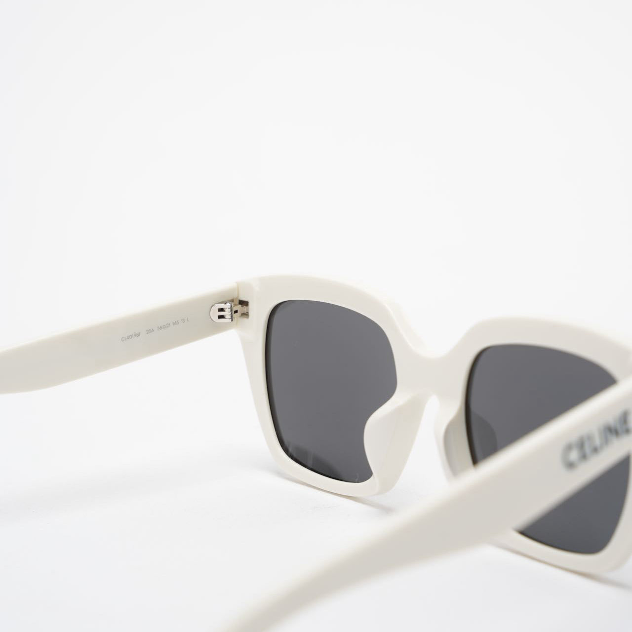 Celine White Acetate Sunglasses