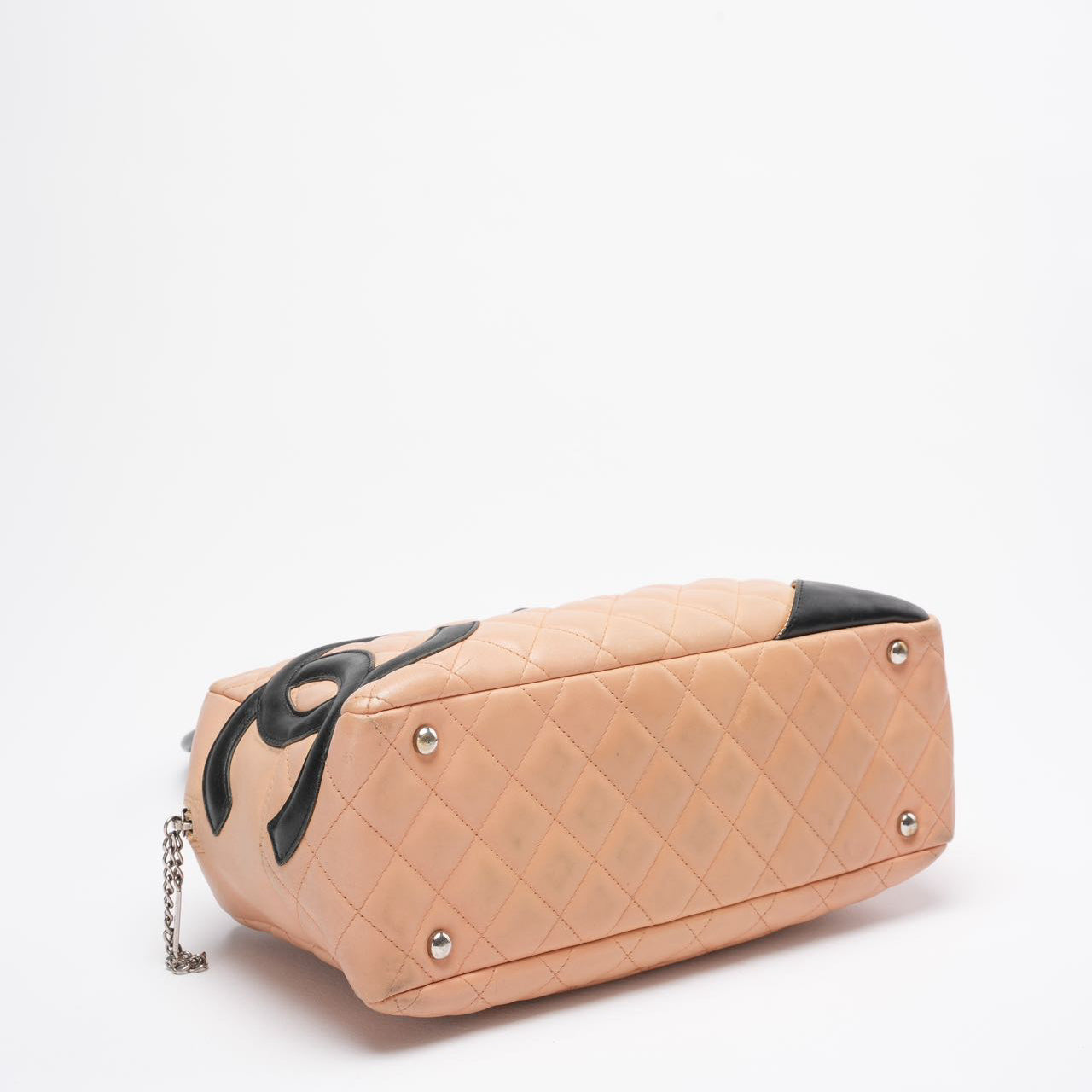 Chanel Cambon Bowler Bag Black Beige