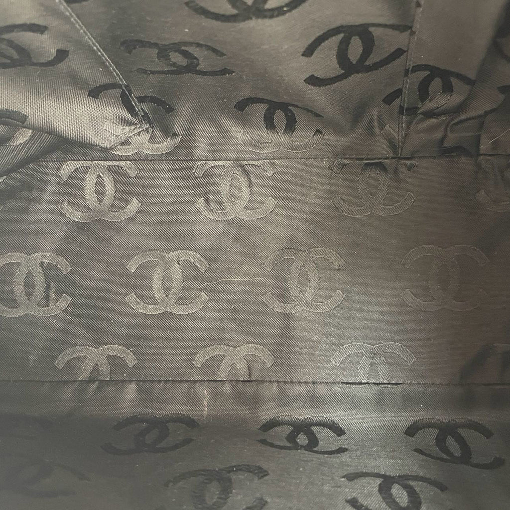 Chanel Cambon Bowler Bag Black Beige