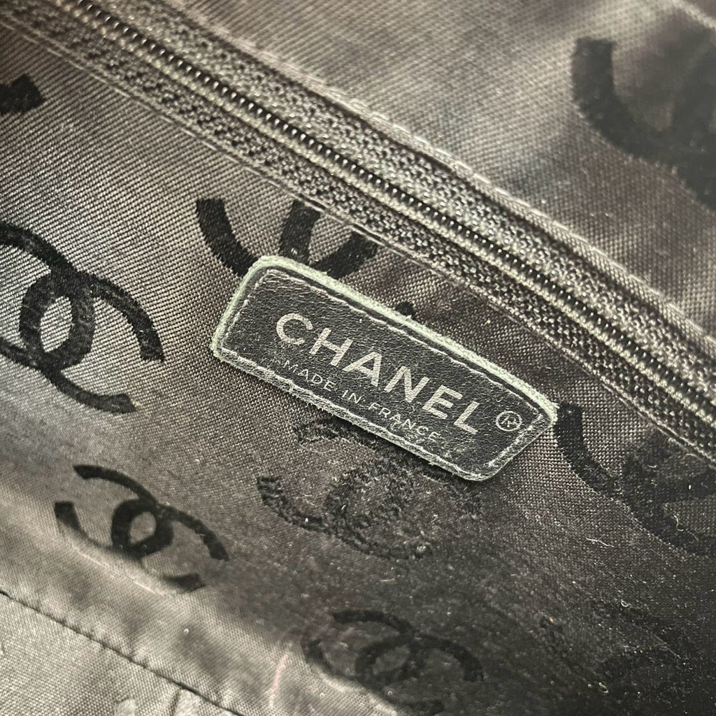 Chanel Cambon Bowler Bag Black Beige