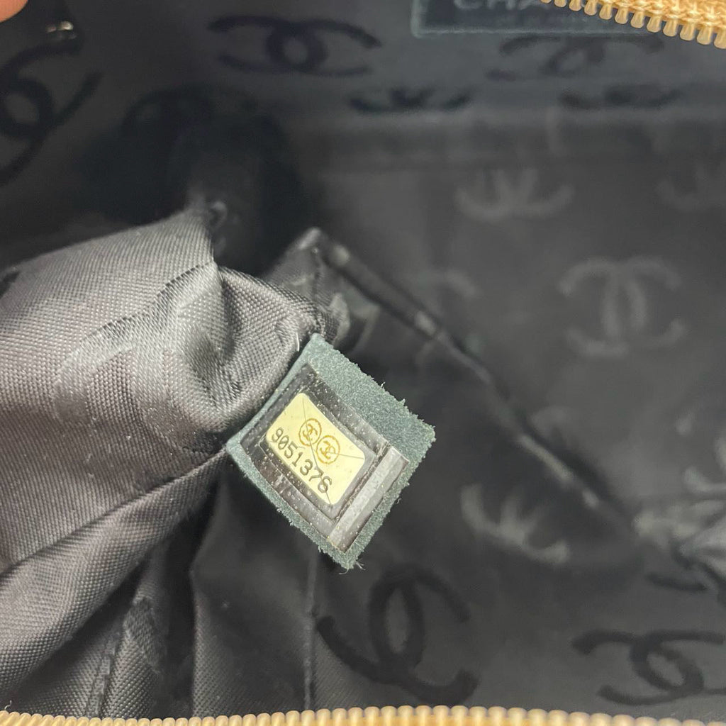 Chanel Cambon Bowler Bag Black Beige