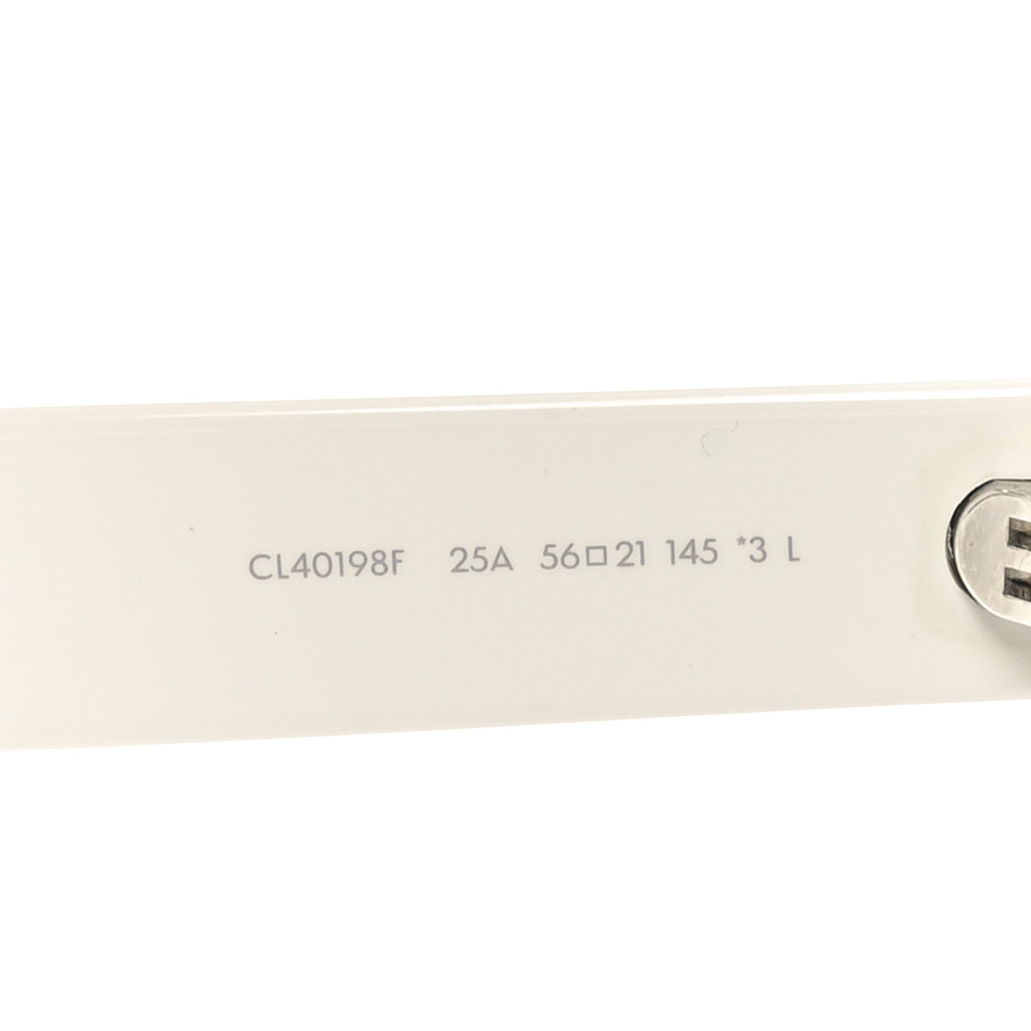 Celine White Acetate Sunglasses