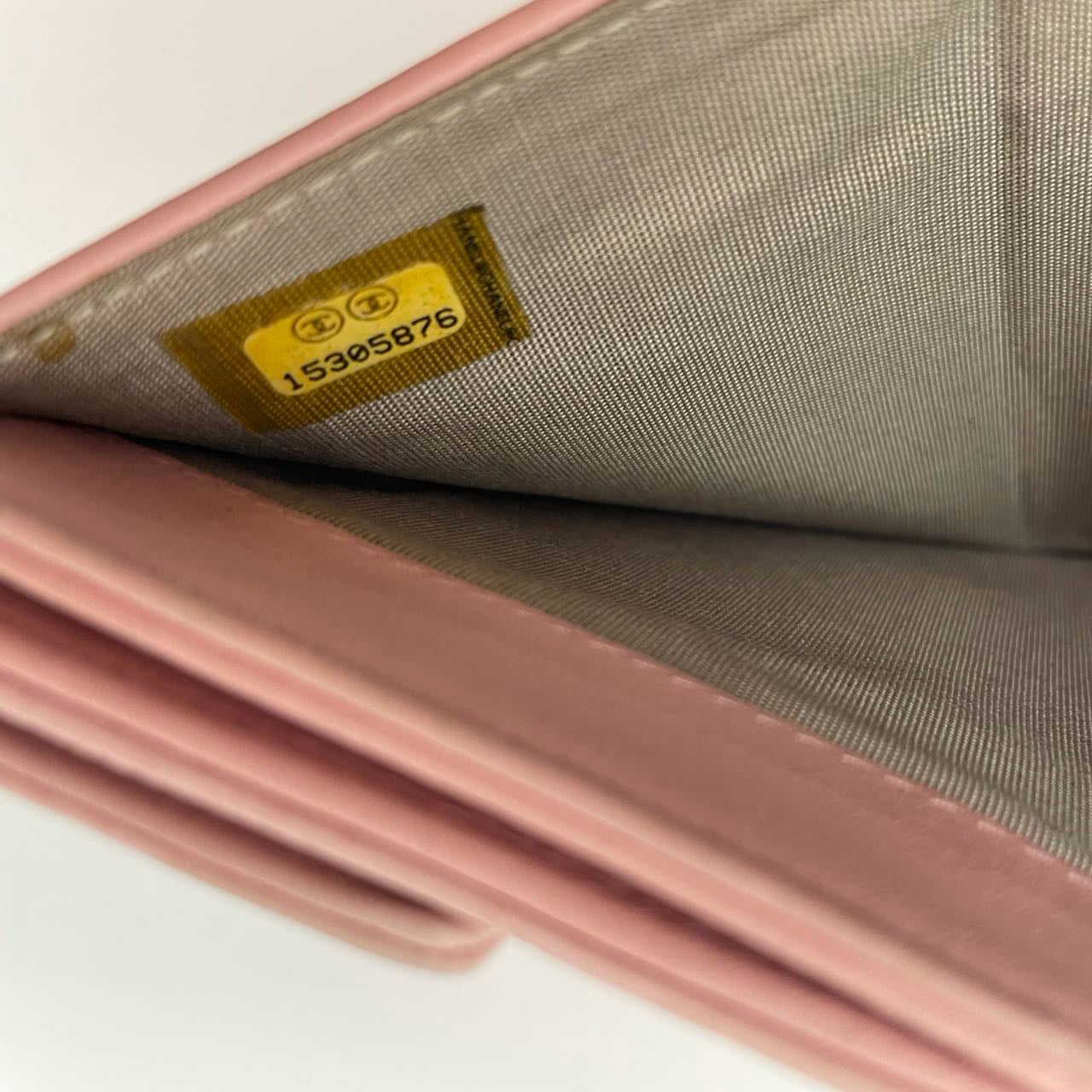 Chanel Pink Timeless CC Compact Wallet Caviar