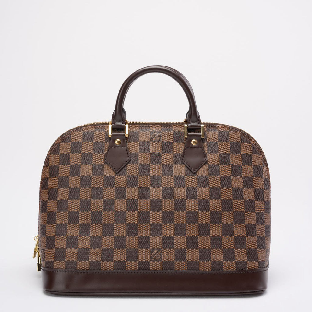 Louis Vuitton Damier Ebene Canvas Alma PM Bag 2003