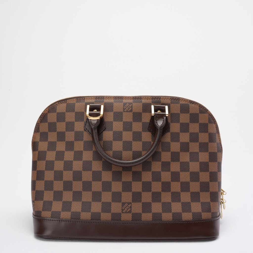 Louis Vuitton Damier Ebene Canvas Alma PM Bag 2003