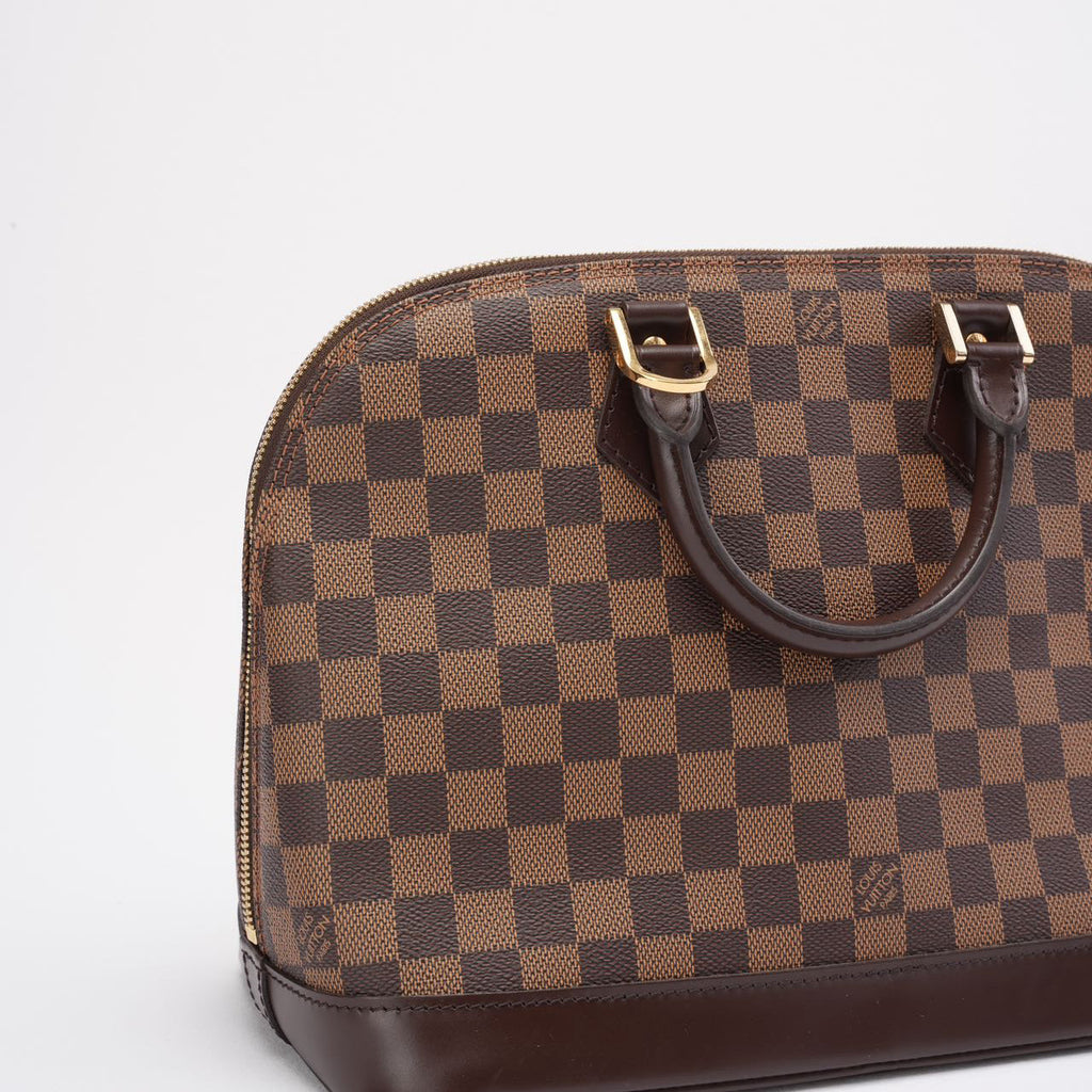 Louis Vuitton Damier Ebene Canvas Alma PM Bag 2003