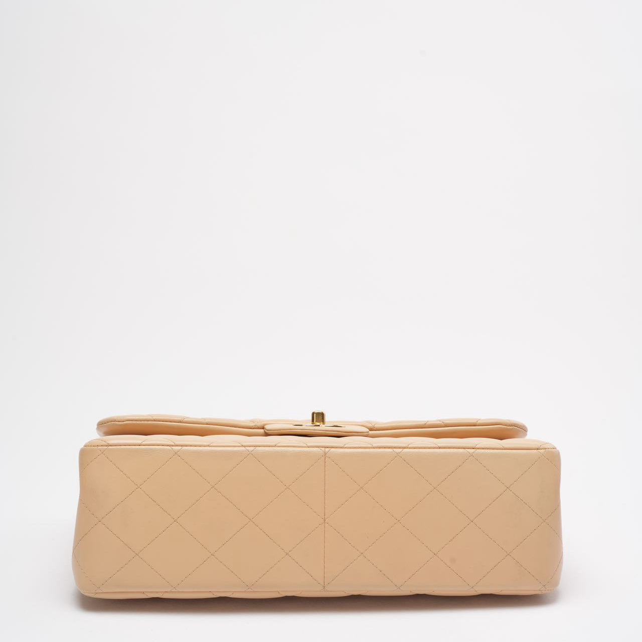 Chanel Classic Jumbo Double Flap Bag Beige Lambskin