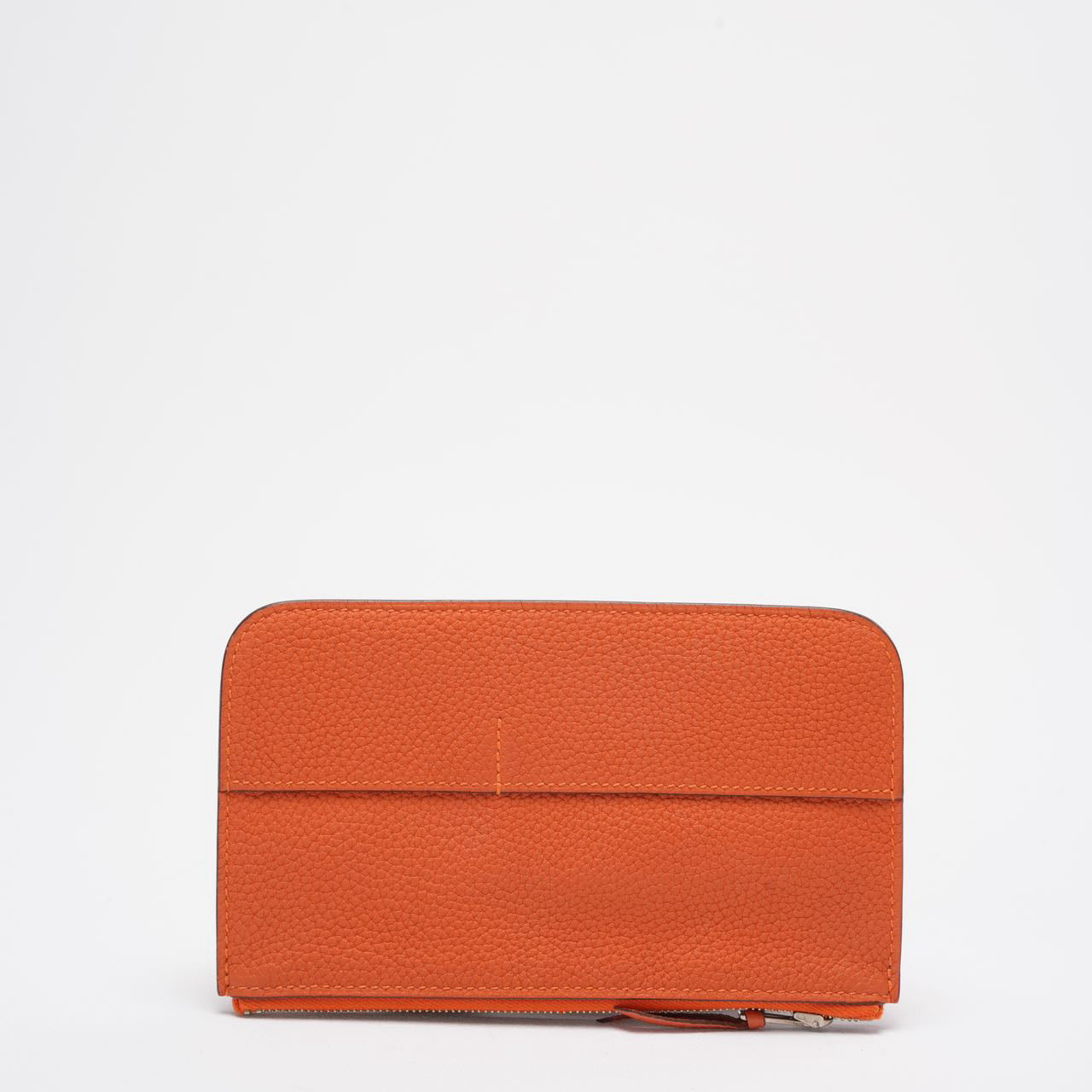 Hermes Dogon Long Wallet Togo Leather Orange