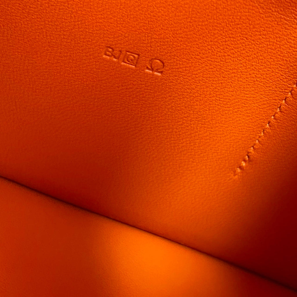 Hermes Dogon Long Wallet Togo Leather Orange