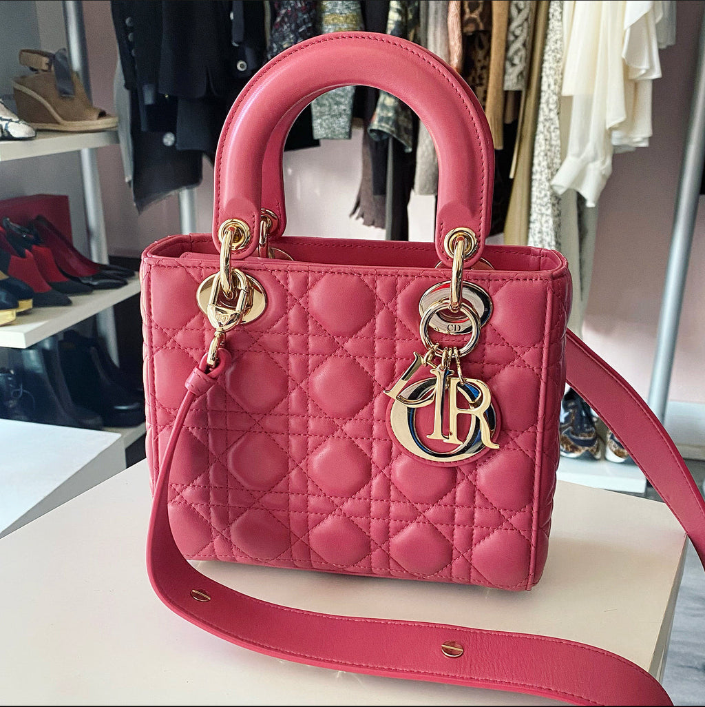 Dior Lady Dior Pink Cannage Mini My ABCdior Bag
