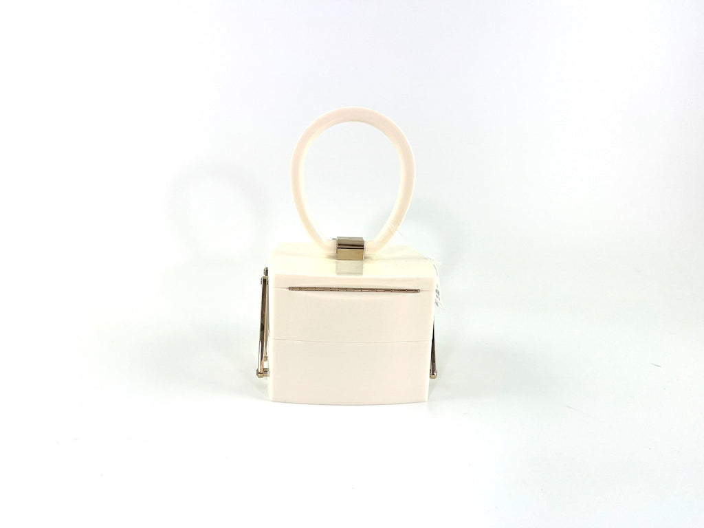 New CHANEL Minaudière Limited Edition 2017 Lucite Vanity Case With Mirror