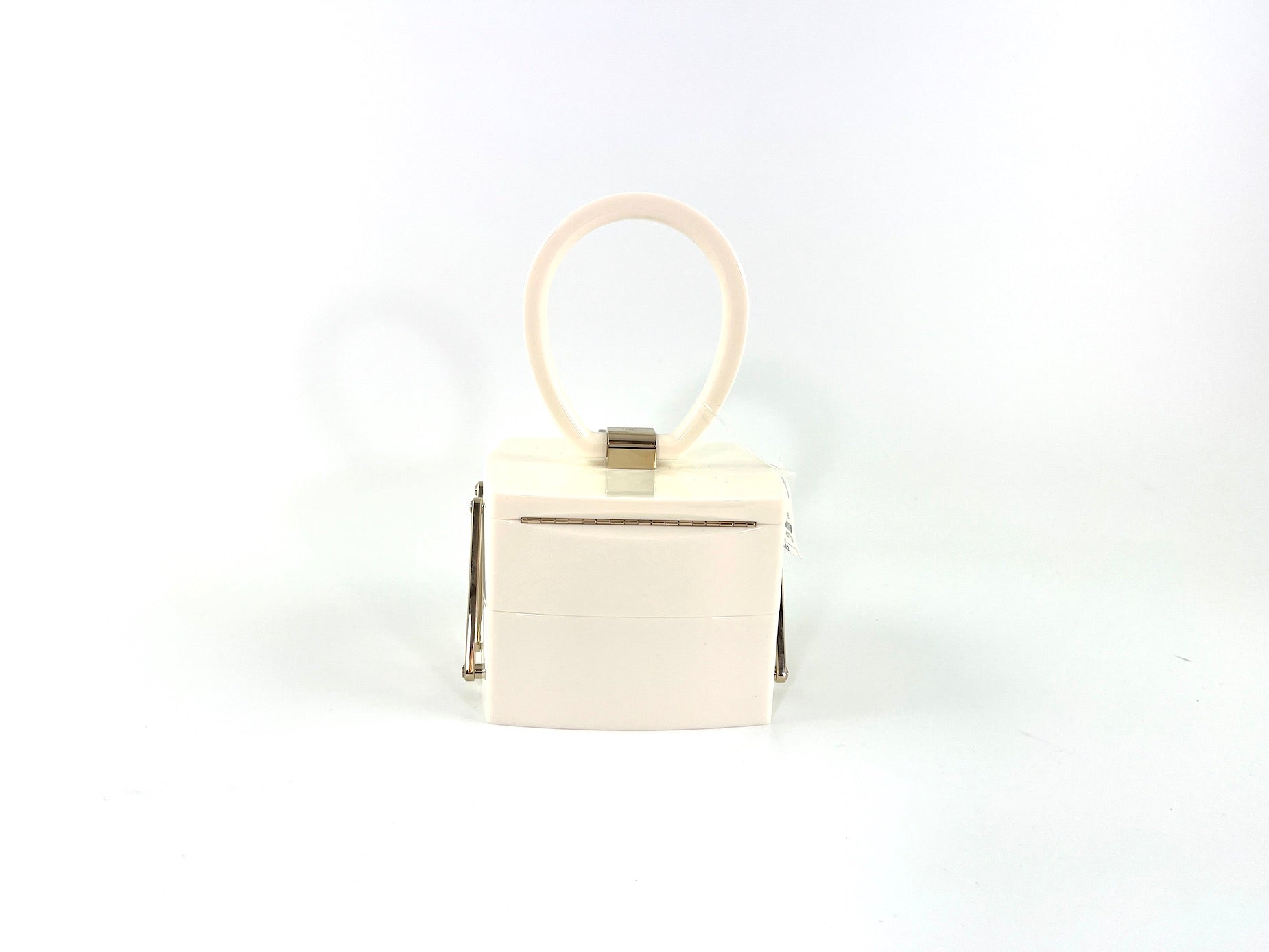 New CHANEL Minaudière Limited Edition 2017 Lucite Vanity Case With Mirror