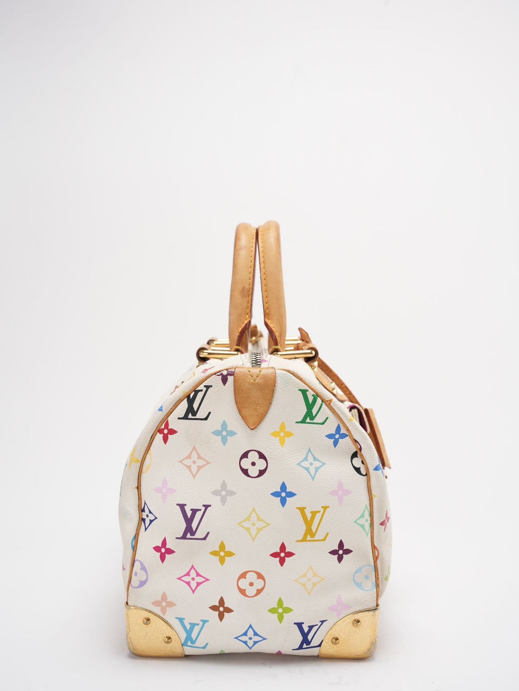 Louis Vuitton Takashi Murakami Speedy 30 Handbag Multicolor