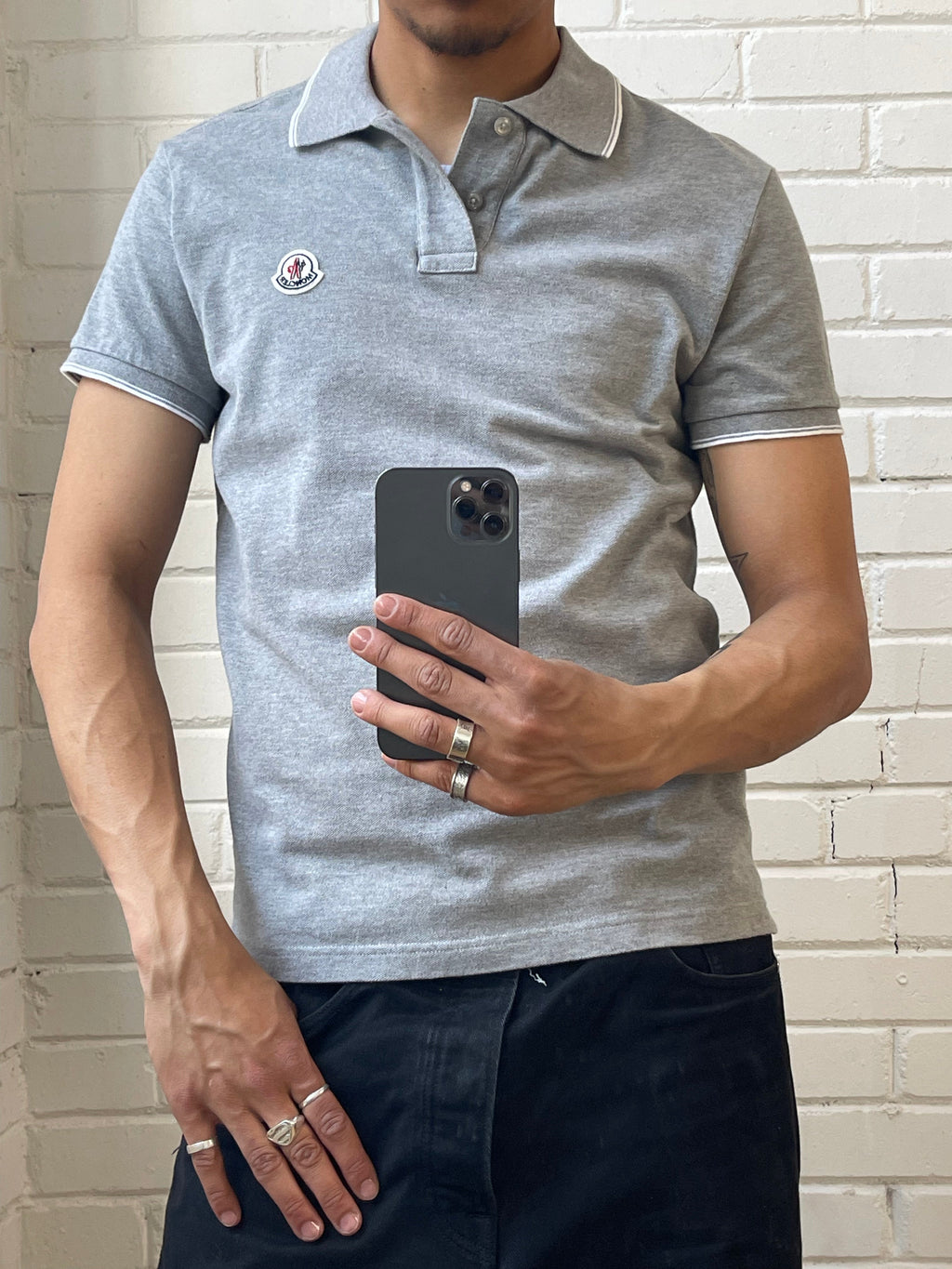 Moncler Polo Shirt - Men's L