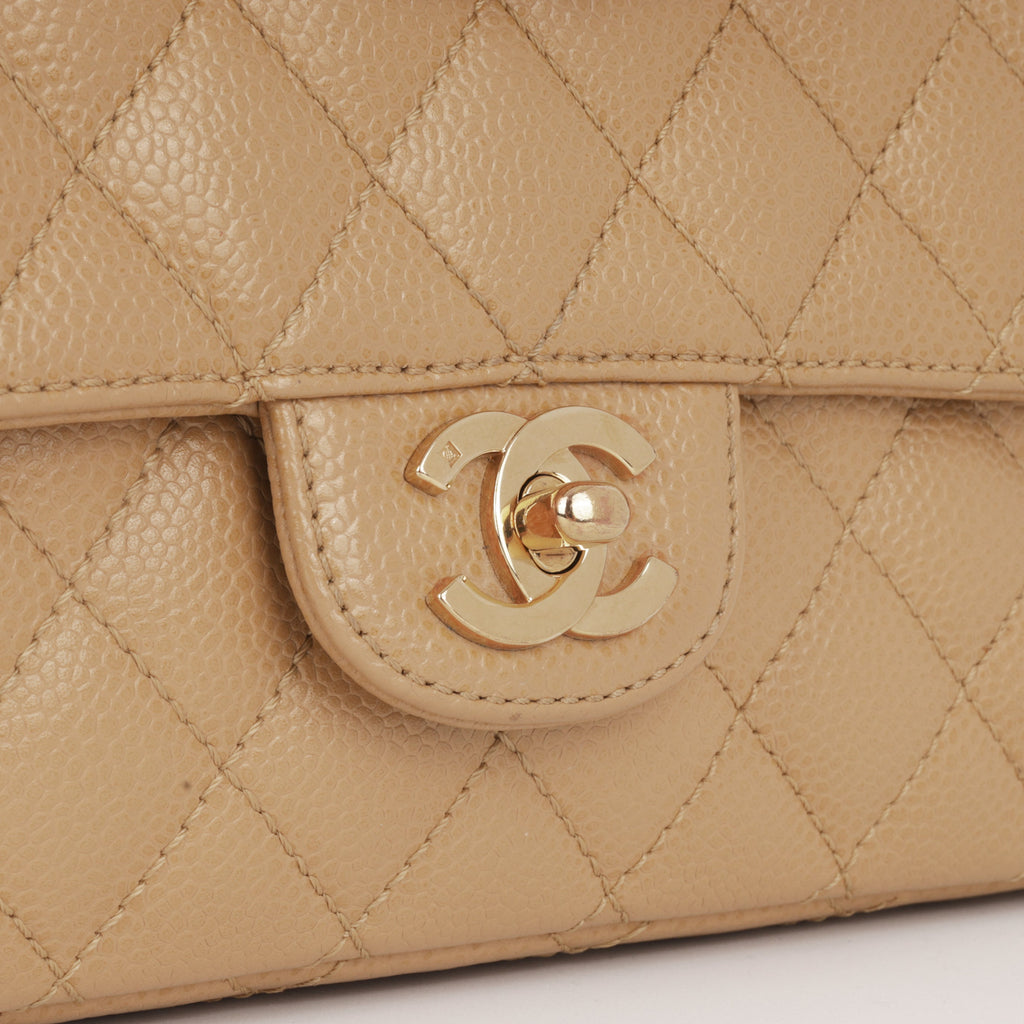 Chanel East West Flap Bag
