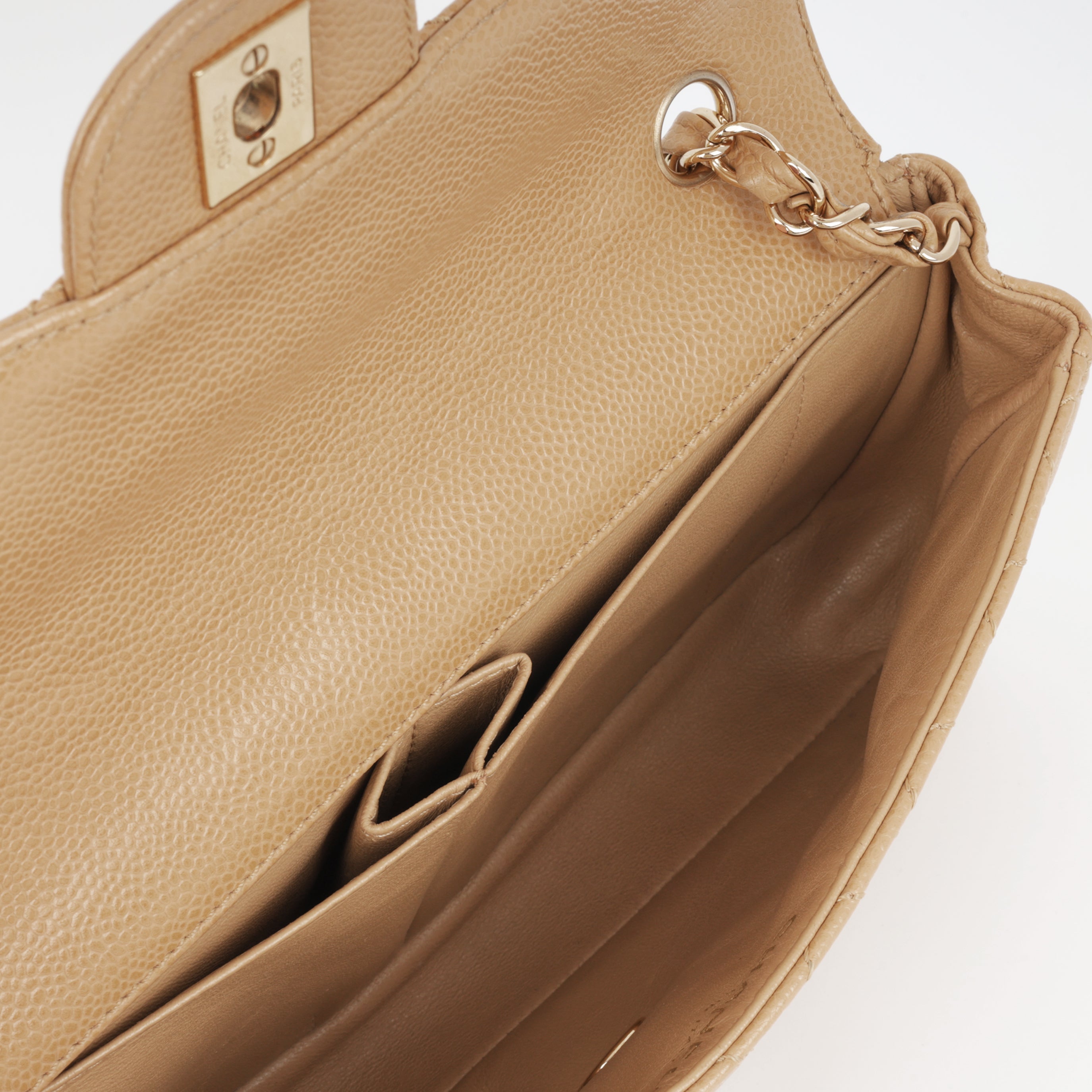 Chanel East West Flap Bag