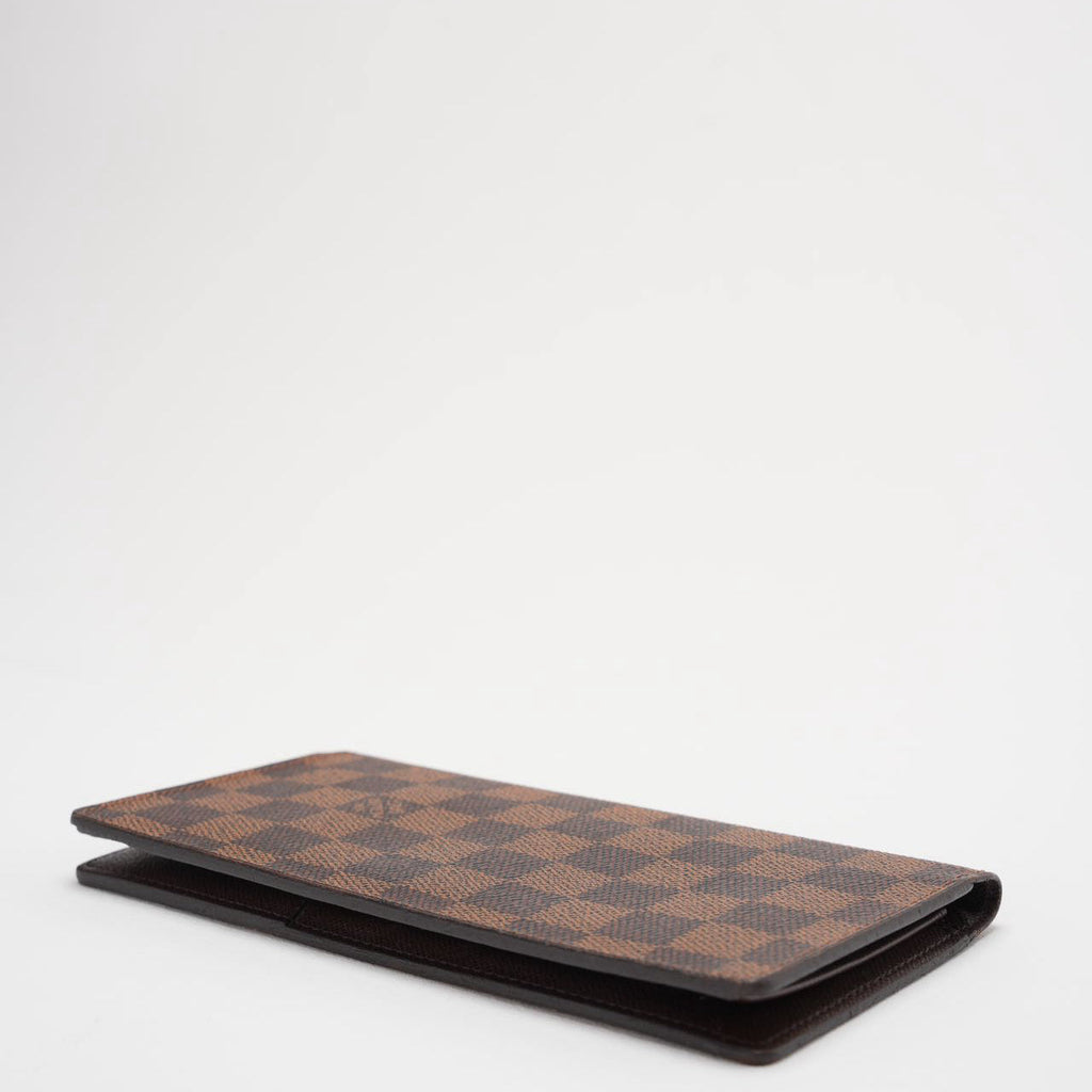 Louis Vuitton Damier Ebene Canvas Wallet Brown