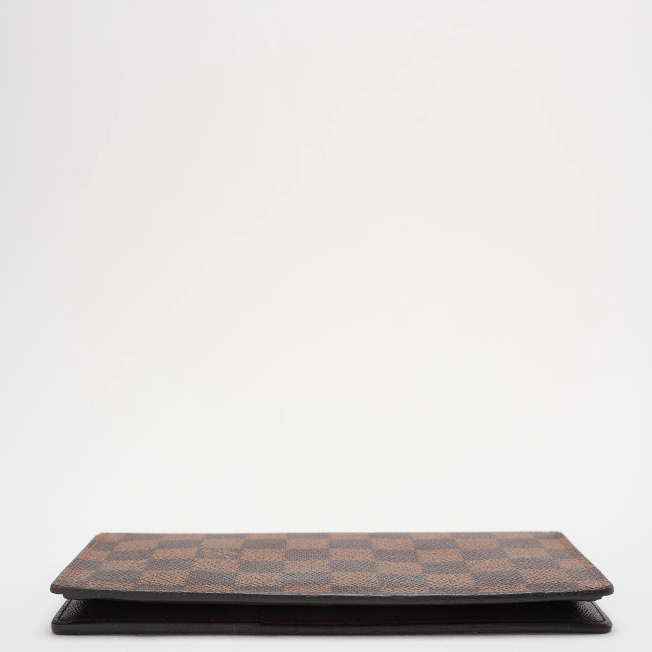 Louis Vuitton Damier Ebene Canvas Wallet Brown