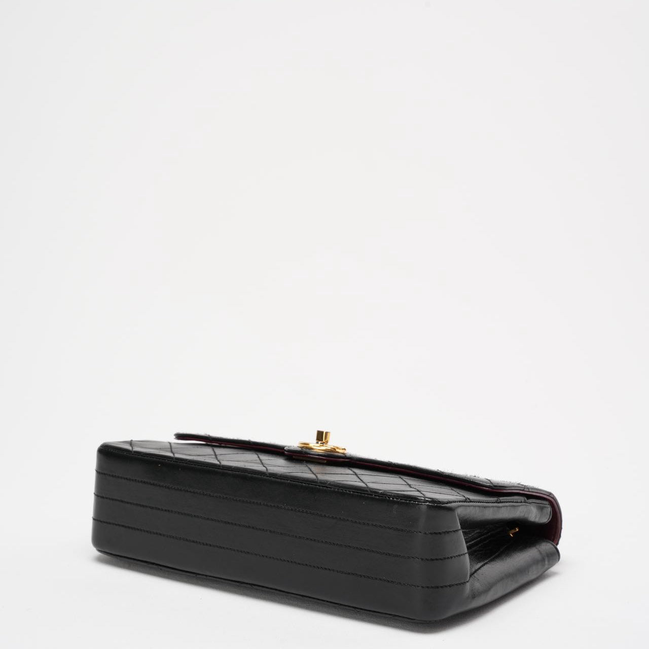 Chanel Black Vintage Timeless Classic Single Flap Bag