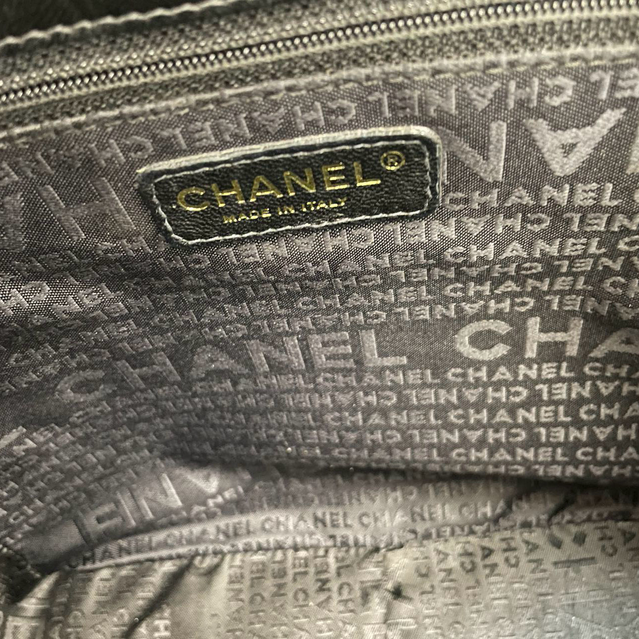 Chanel Vintage Chocolate Bar Tote