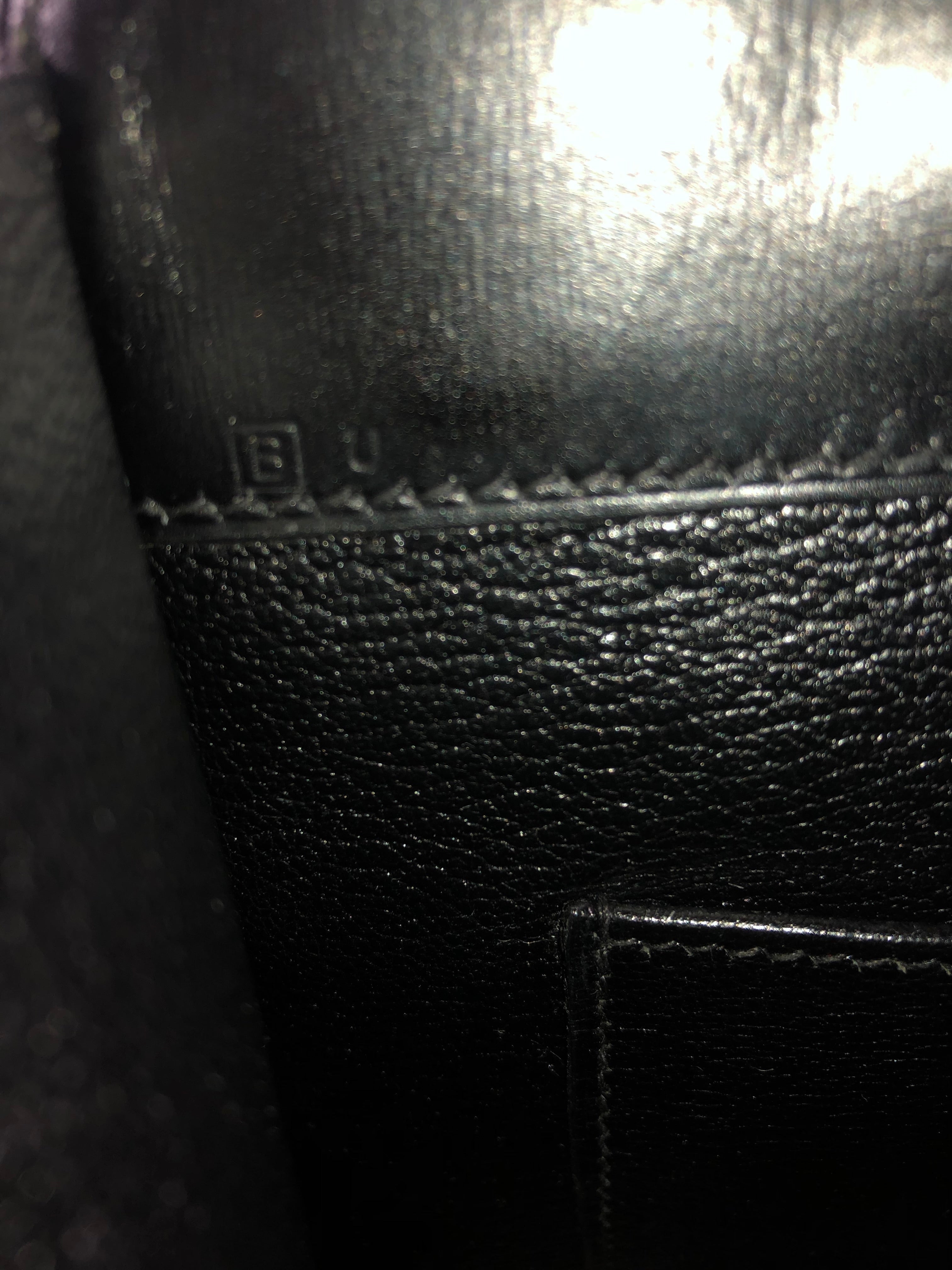Hermes Vintage 1998 Dalvy Box Calf Leather Bag