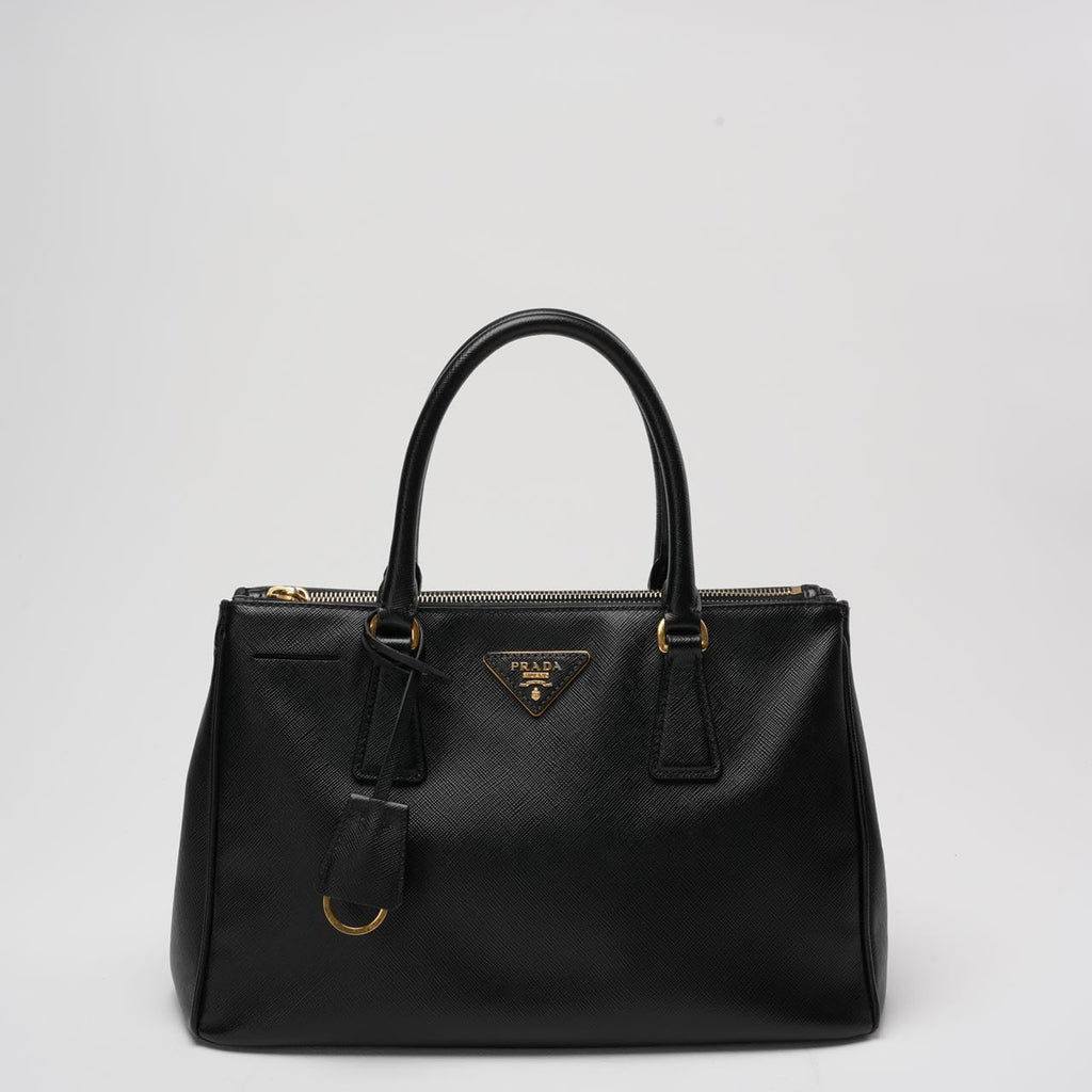 Prada Black Galleria Saffiano Leather Bag