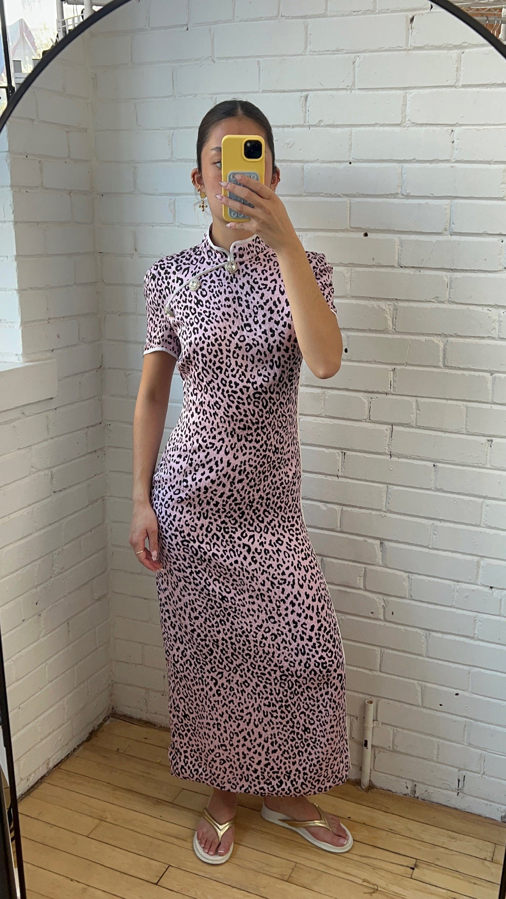 Alessandra Rich 'Small Leopard' Dress - Women's 40