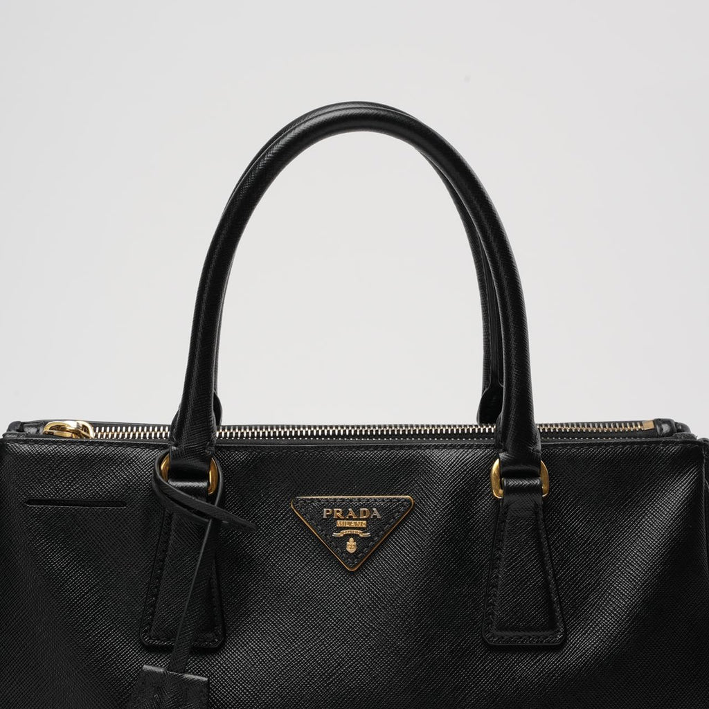 Prada Black Galleria Saffiano Leather Bag