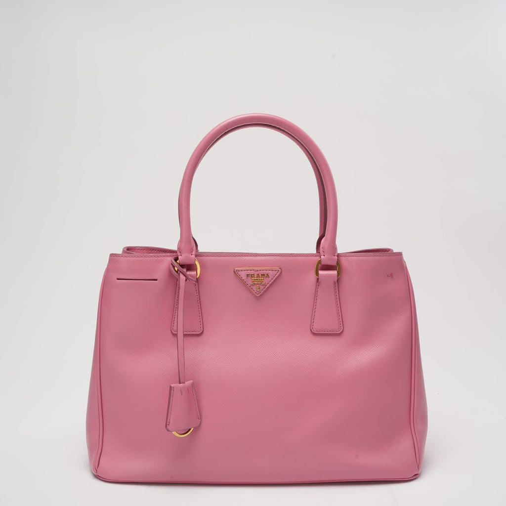 Prada Pink Galleria Tote Bag Saffiano Leather