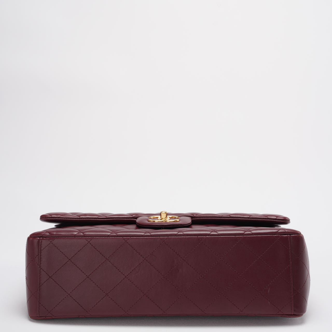 Chanel Burgundy Timeless Classic Flap Bag Maxi Lambskin