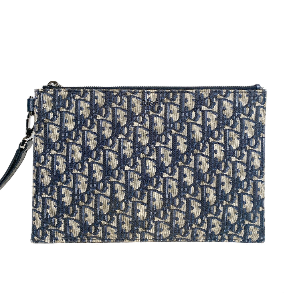 DIOR FLAT CASE OBLIQUE JACQUARD