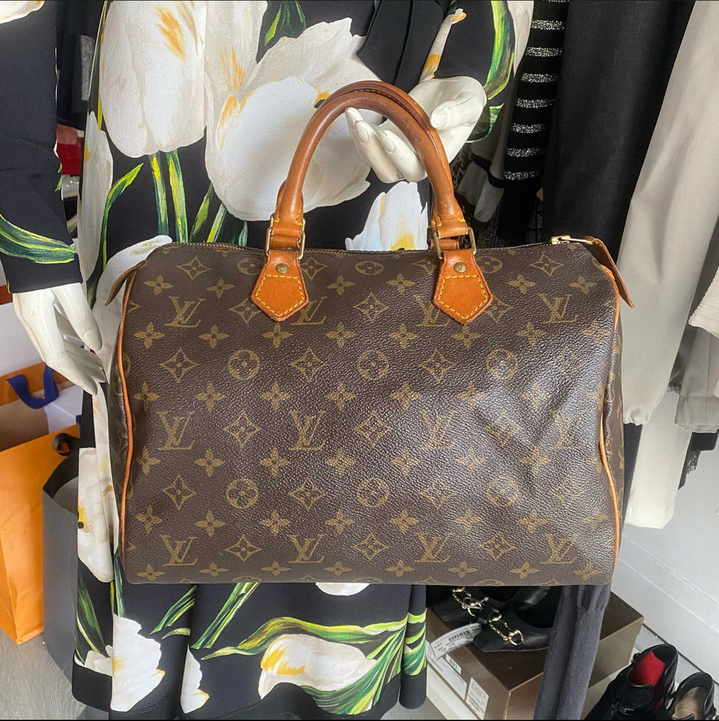 Louis Vuitton Vintage 1992 Monogram Speedy 30