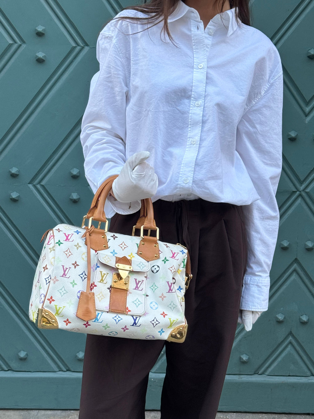 Louis Vuitton Speedy 30 Multicolor Takashi Murakami 2007