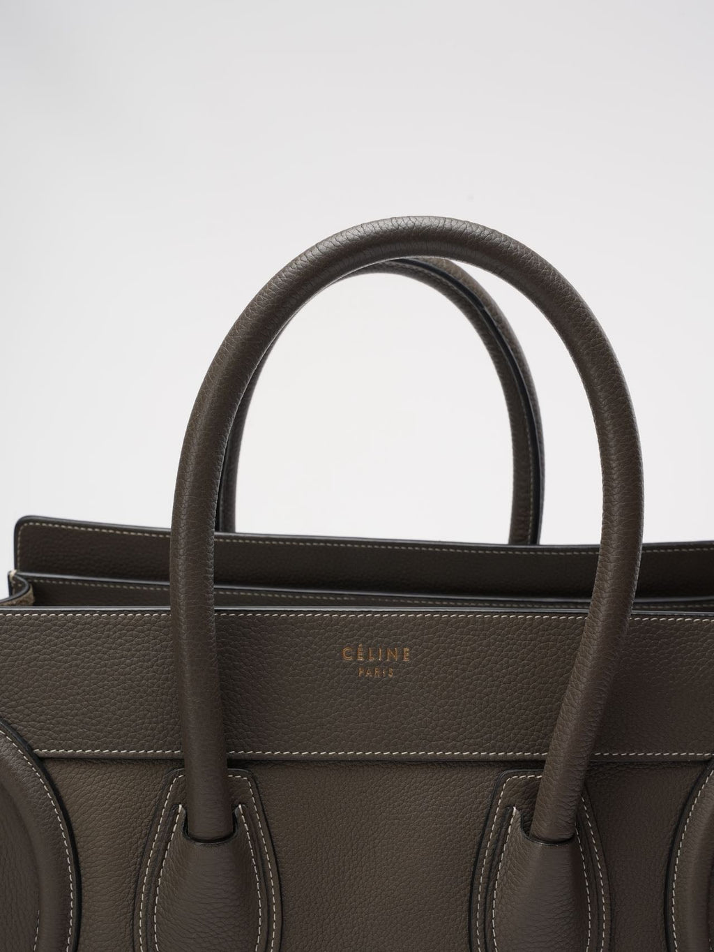Céline Classic Luggage Handbag Gray