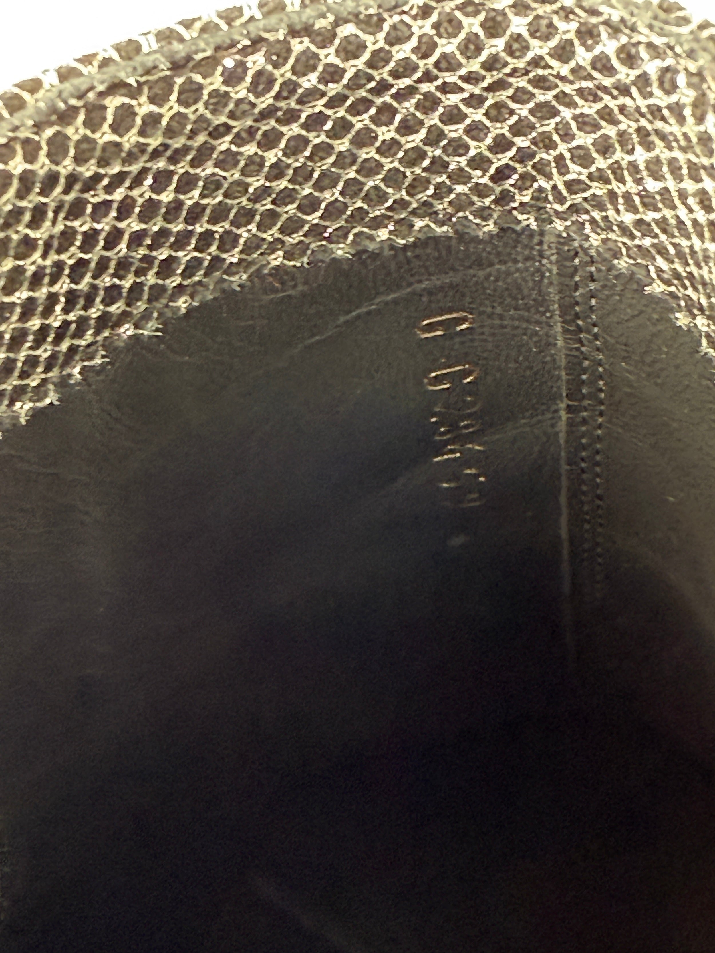 CHANEL Black Silver Tweed CC Logo Ankle Booties Boots 40 9.5
