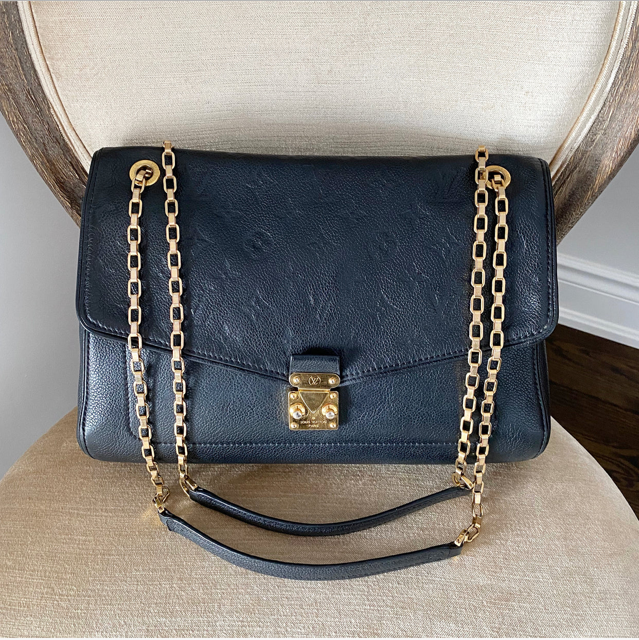 Louis Vuitton Empreinte Leather Saint Germain MM Shoulder Bag
