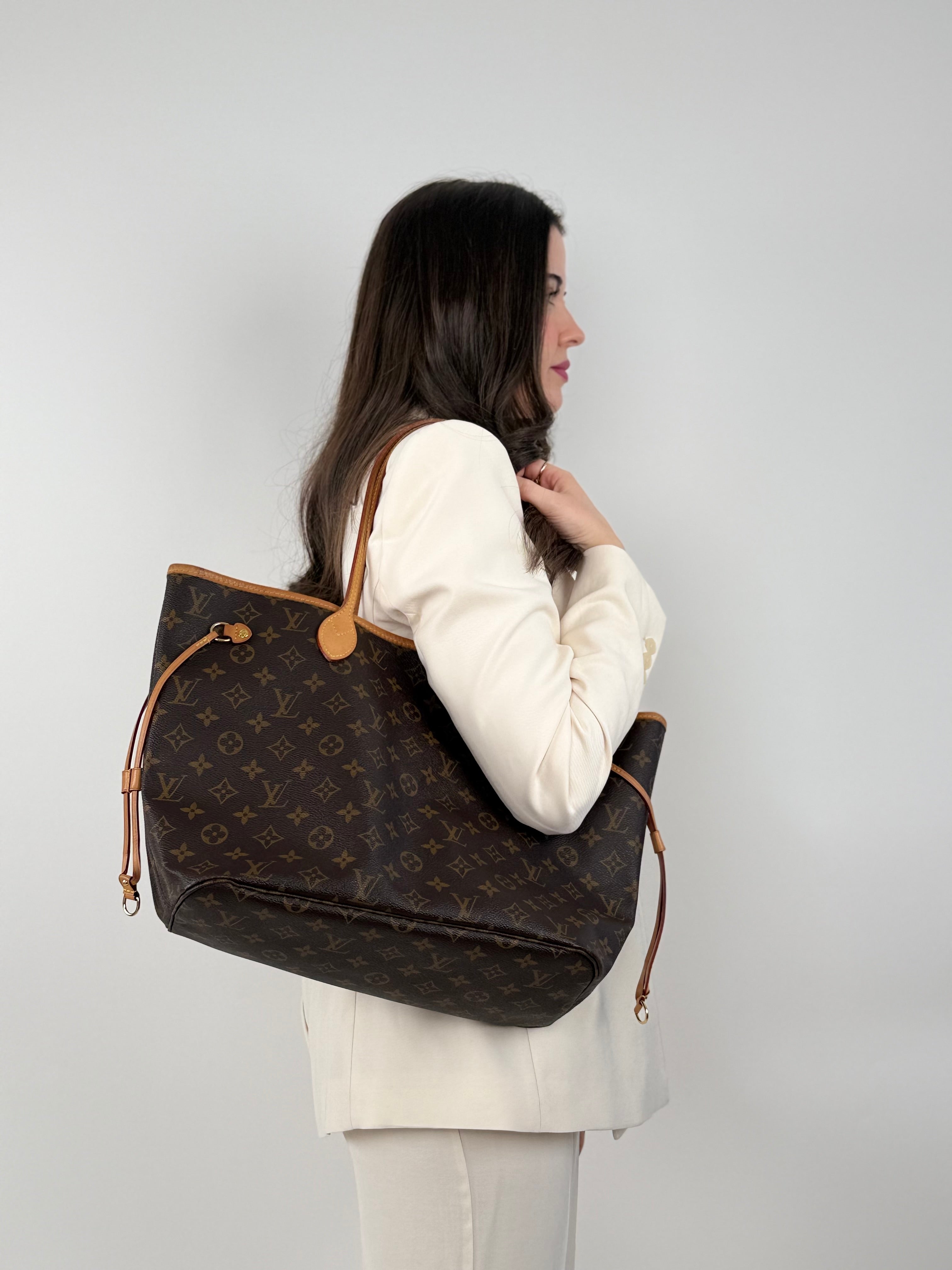 Louis Vuitton Monogram Neverfull GM Tote Bag 2007