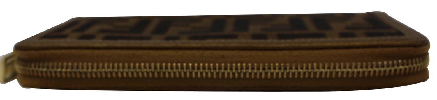 FENDI Zucca Zip Around Wallet