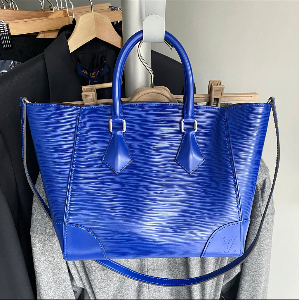 Louis Vuitton Blue Epi Leather Phoenix Bag