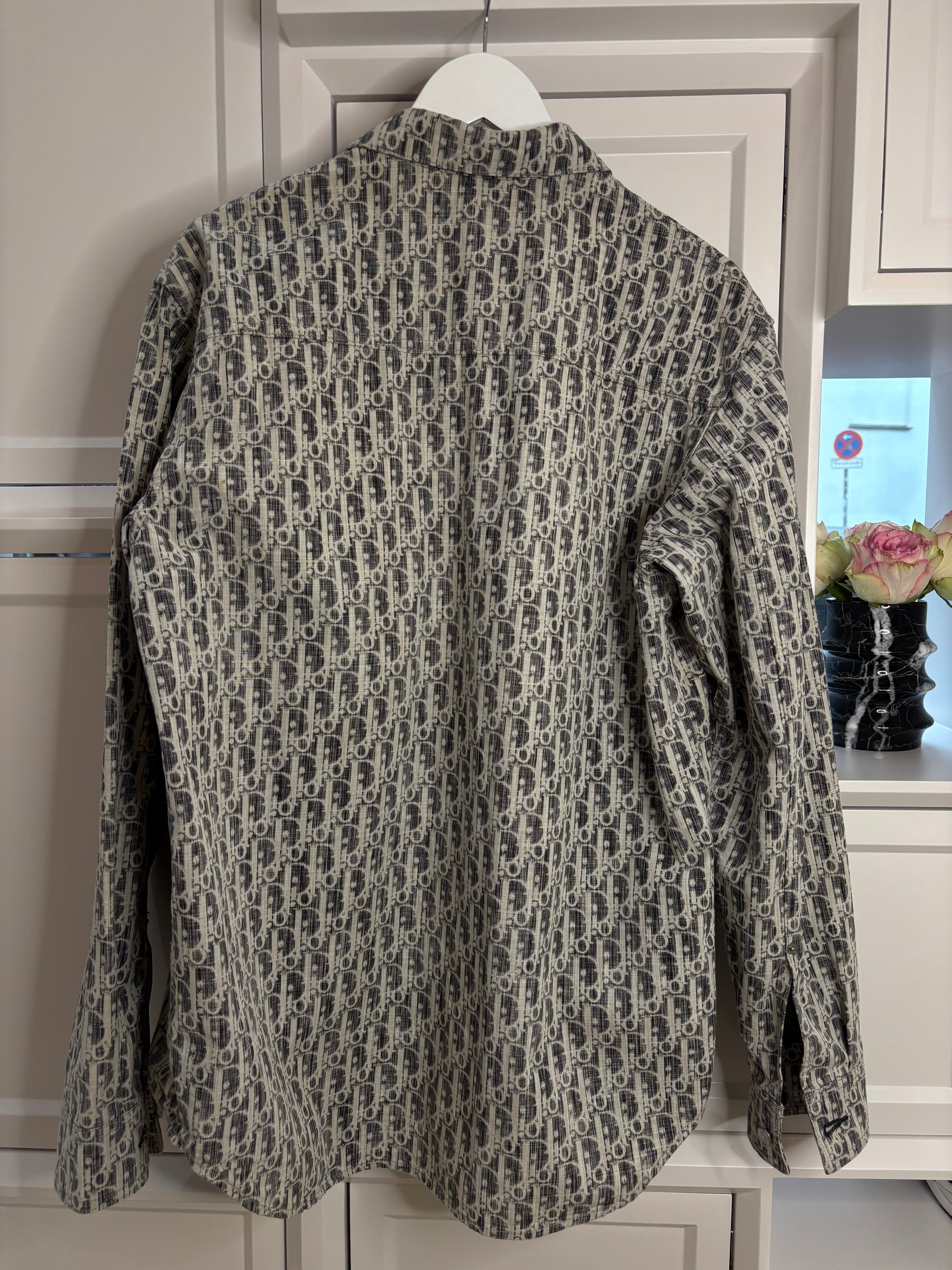 Dior Oblique Oversized Denim Overshirt Size 40