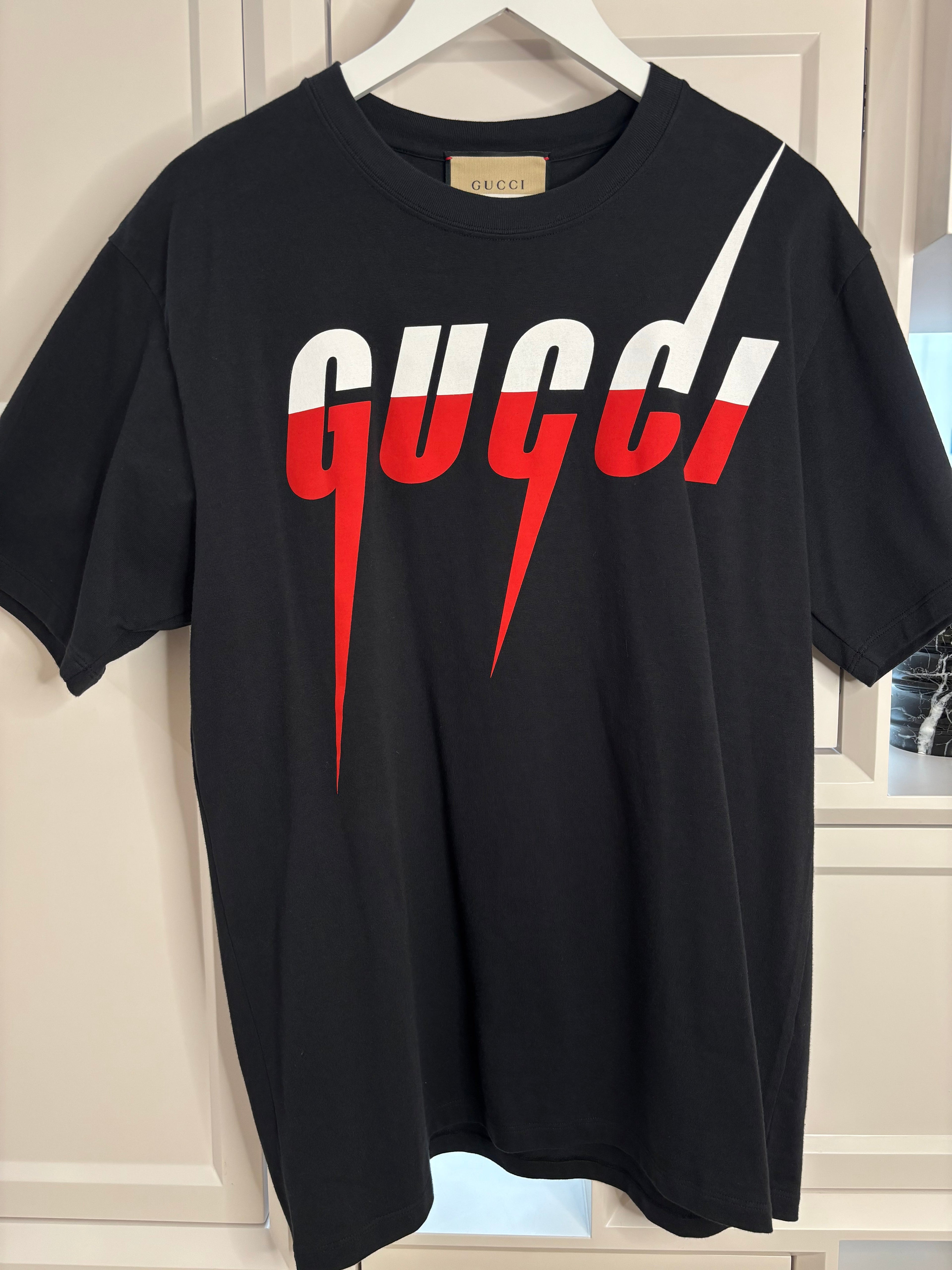 Gucci Blue Blade Men's Tshirt Size M