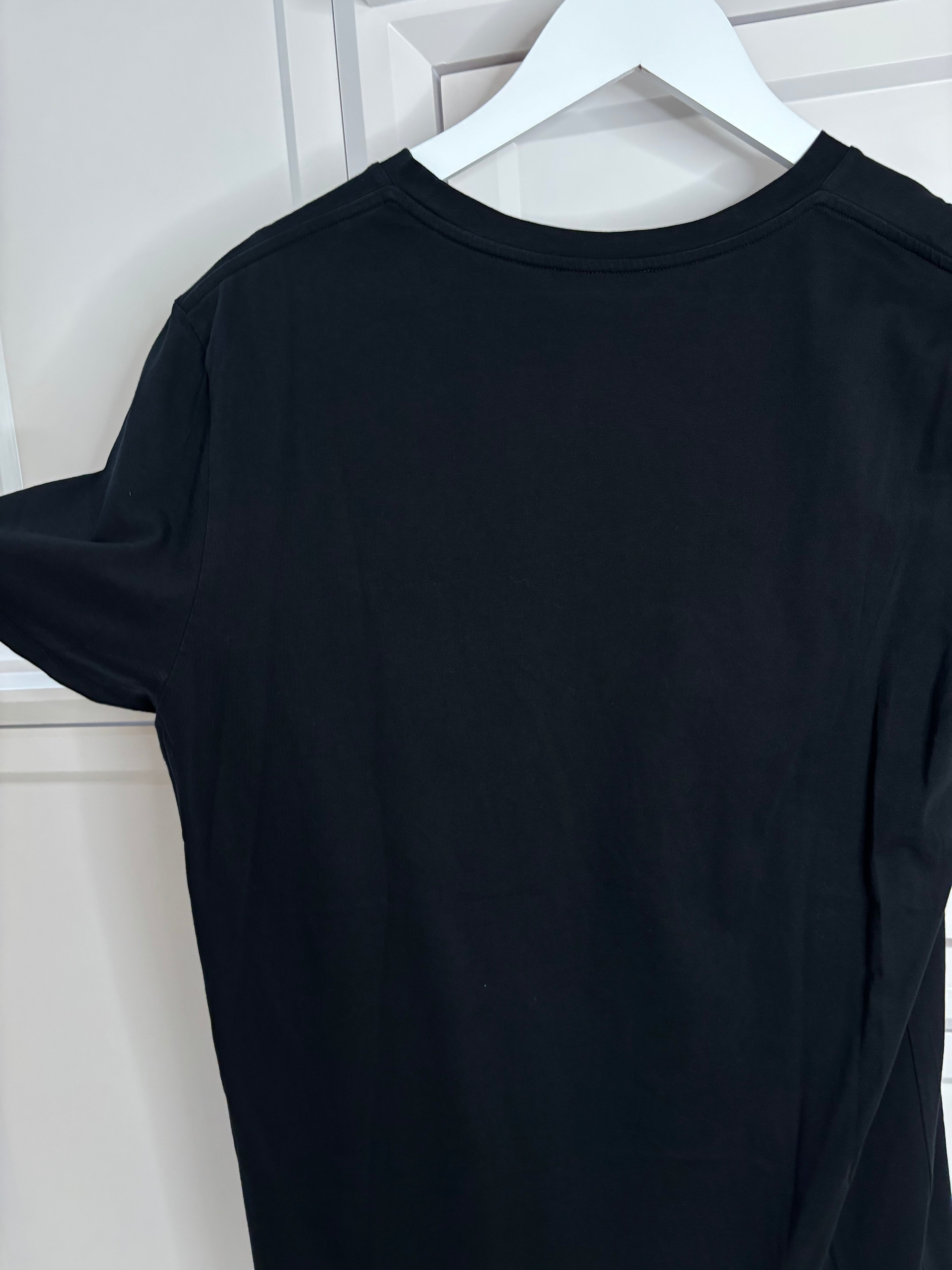 Balmain Black Gel Logo Tshirt Men's Size L