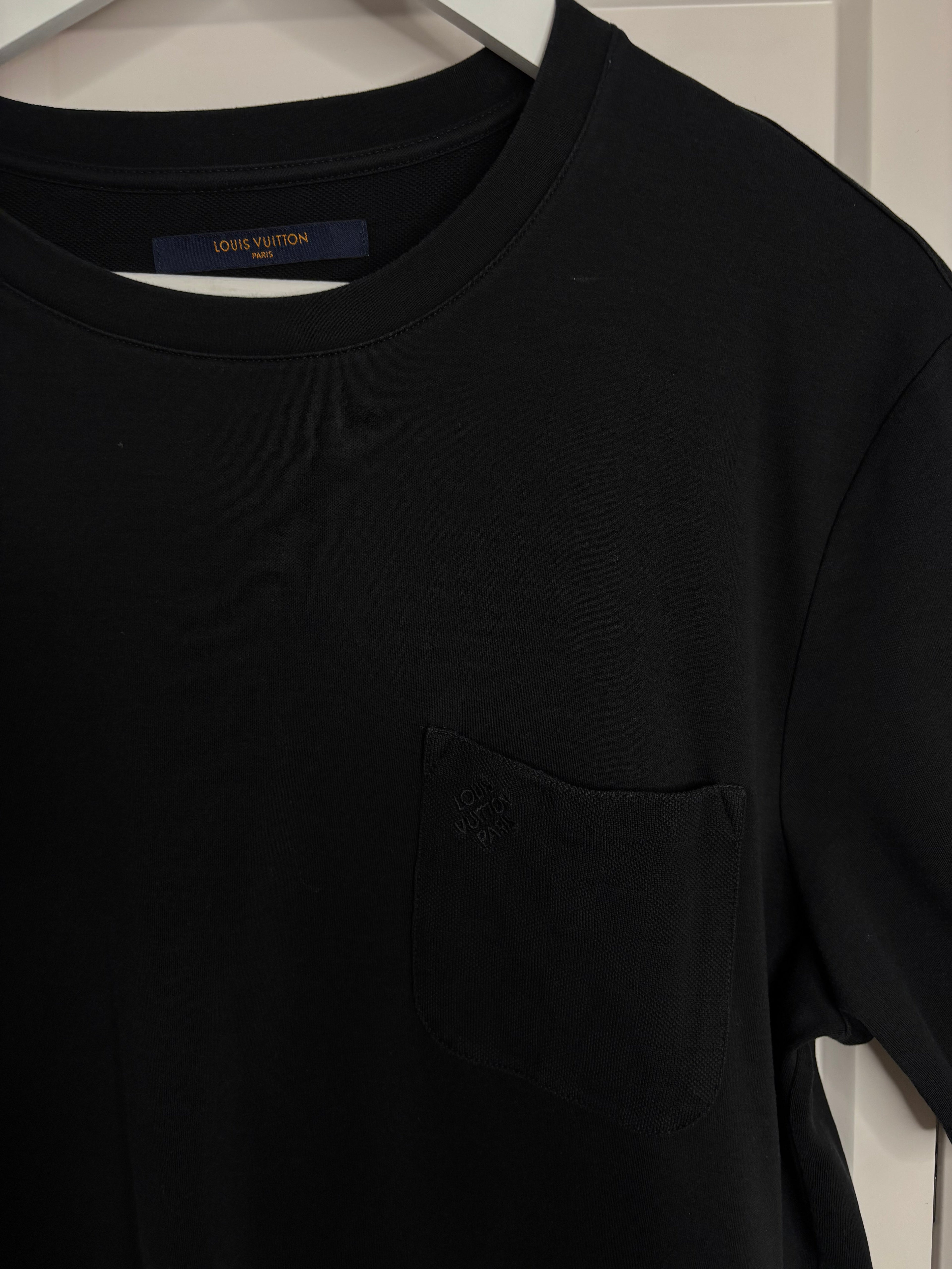 Louis Vuitton Black Damier Graphite Men's Tshirt Size L