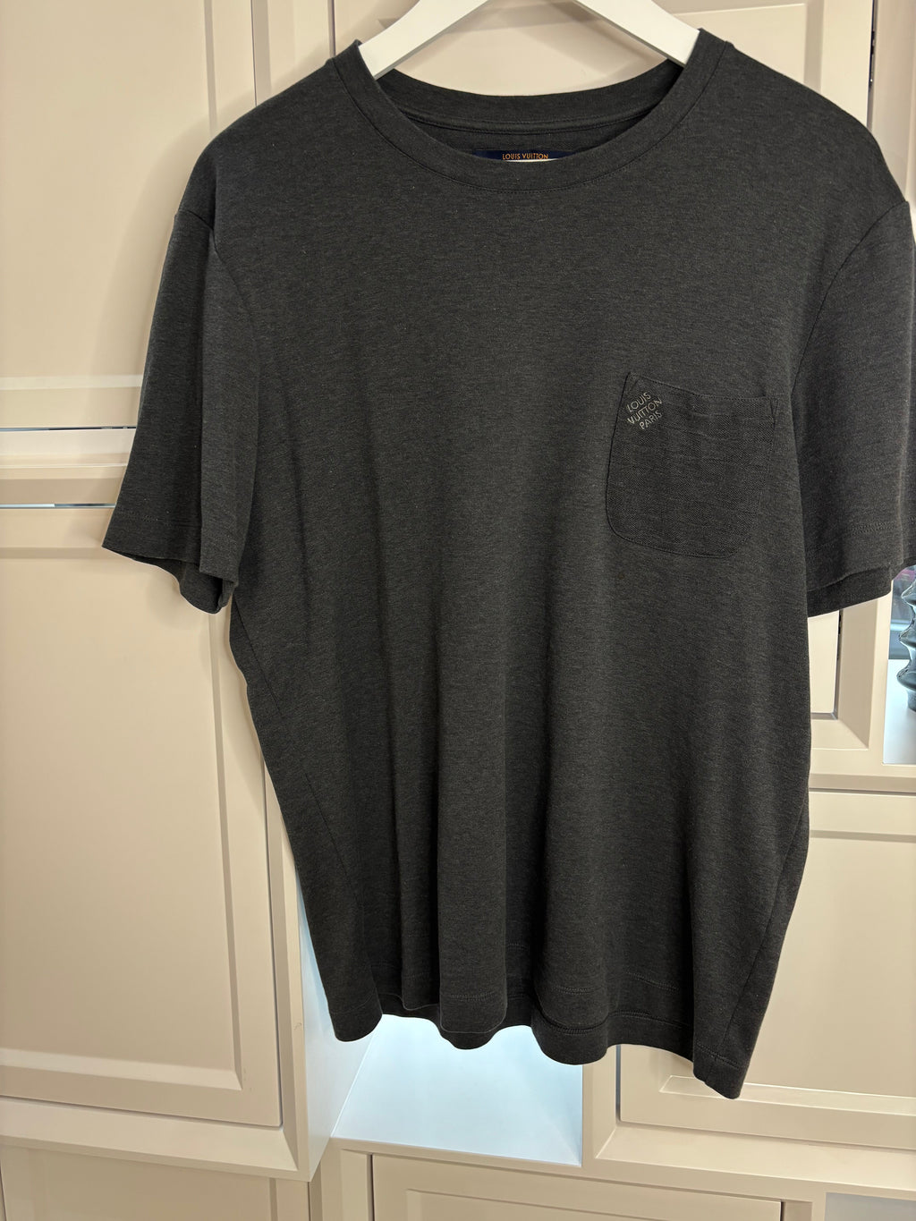 Louis Vuitton Gray Damier Graphite Men's Tshirt Size L