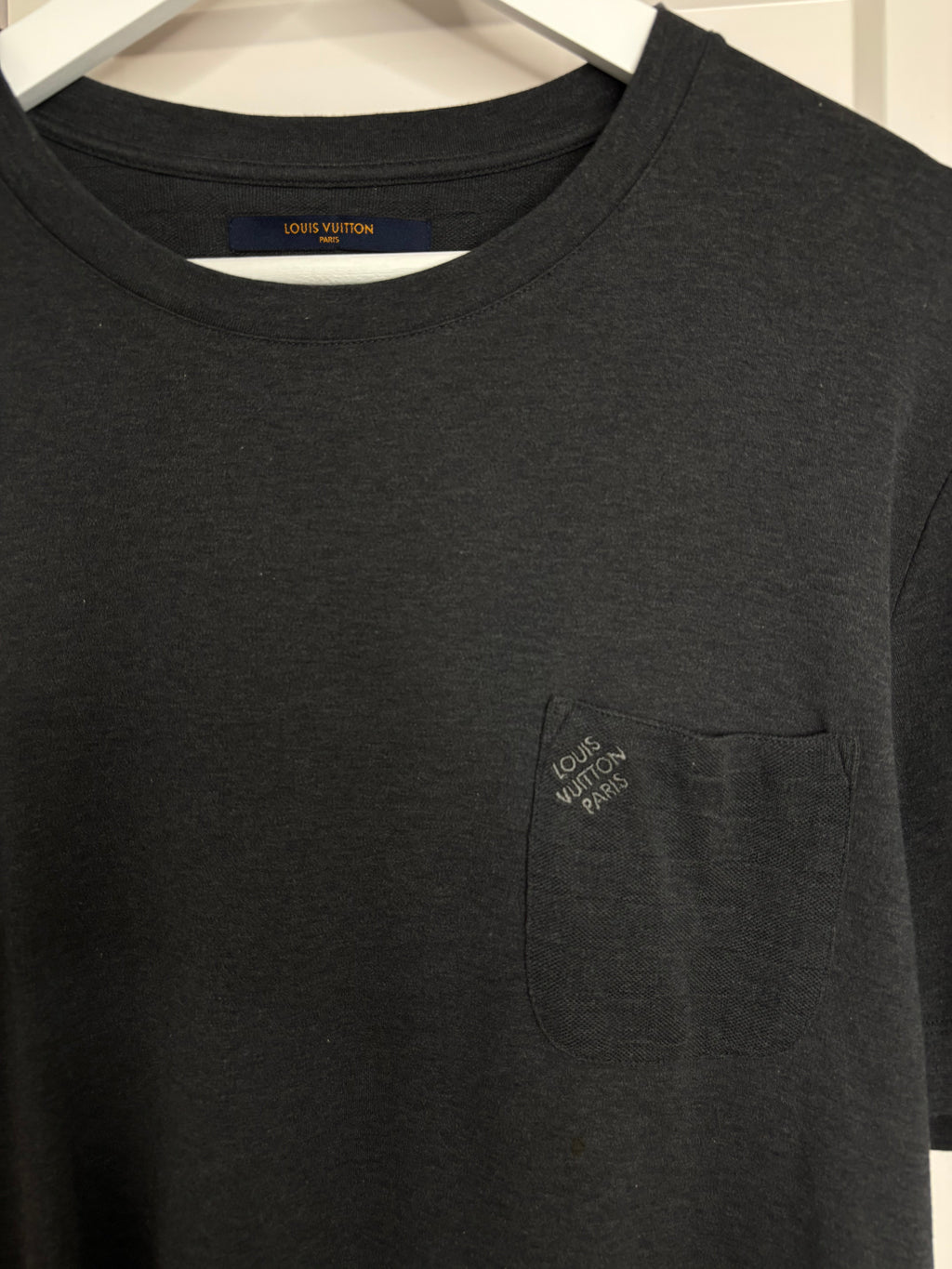 Louis Vuitton Gray Damier Graphite Men's Tshirt Size L