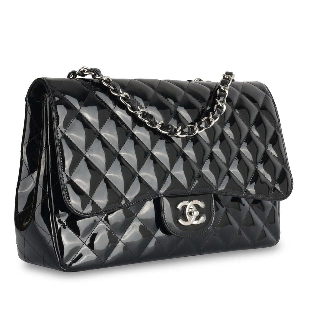 Chanel Classic Flap Bag - Jumbo Patent