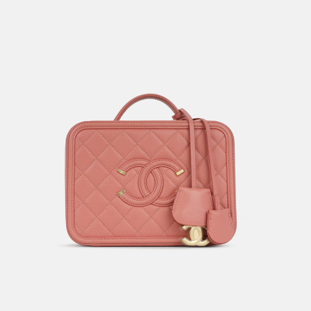 Chanel Filigree CC Vanity Case - Medium