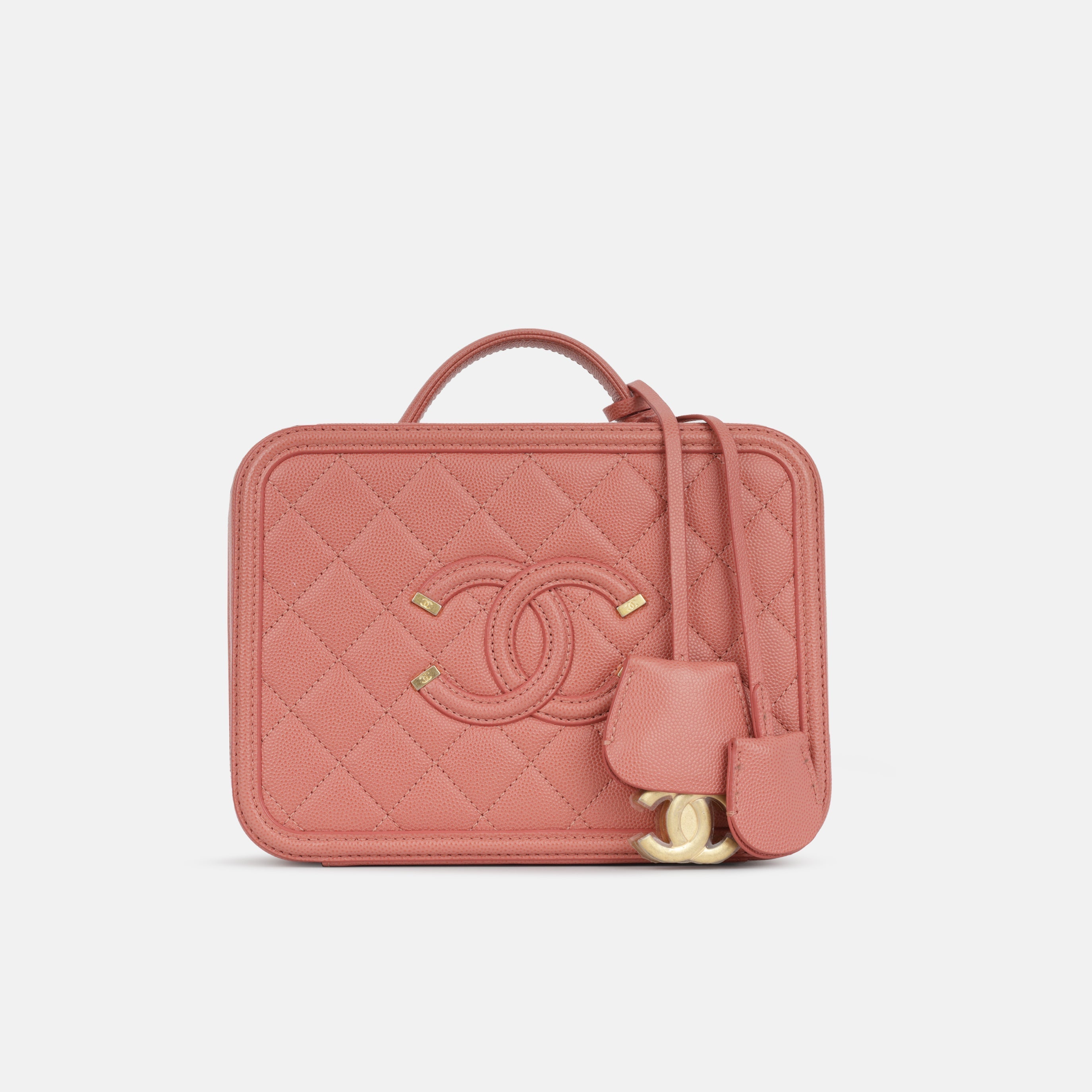 Chanel Filigree CC Vanity Case - Medium
