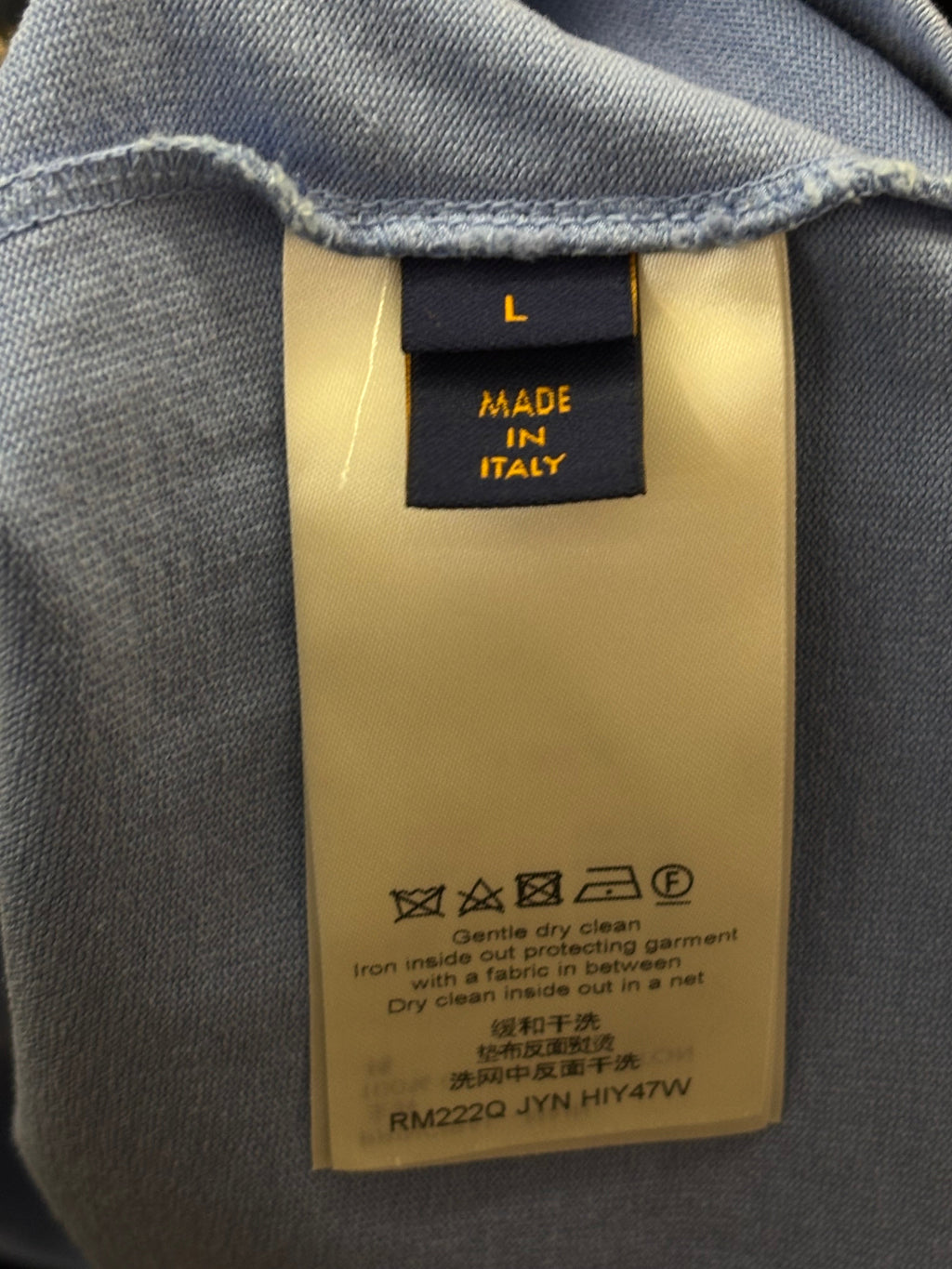Louis Vuitton Sky Blue T-shirt Men's Size L
