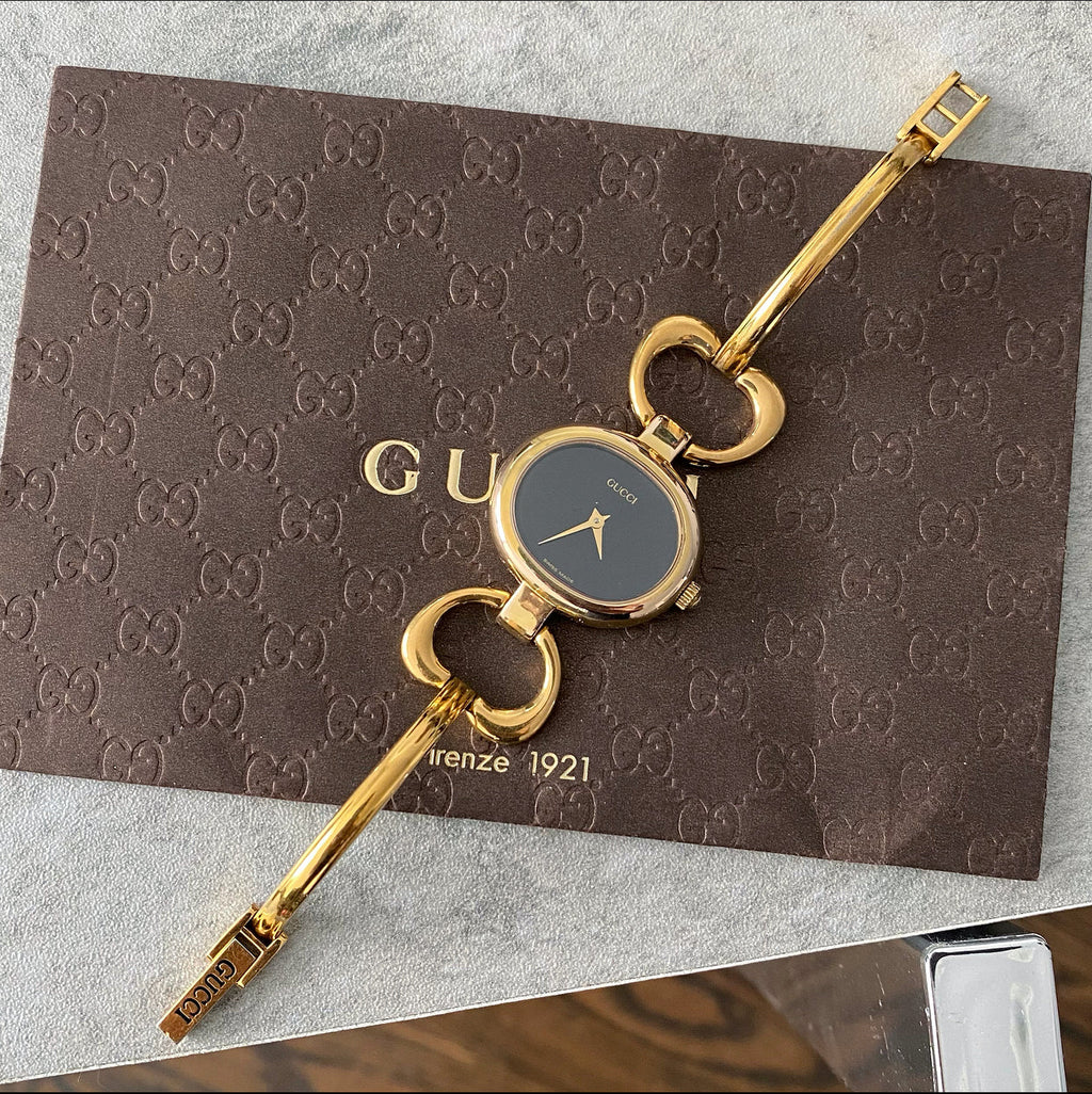 Gucci 1600 Goldtone Bracelet Watch